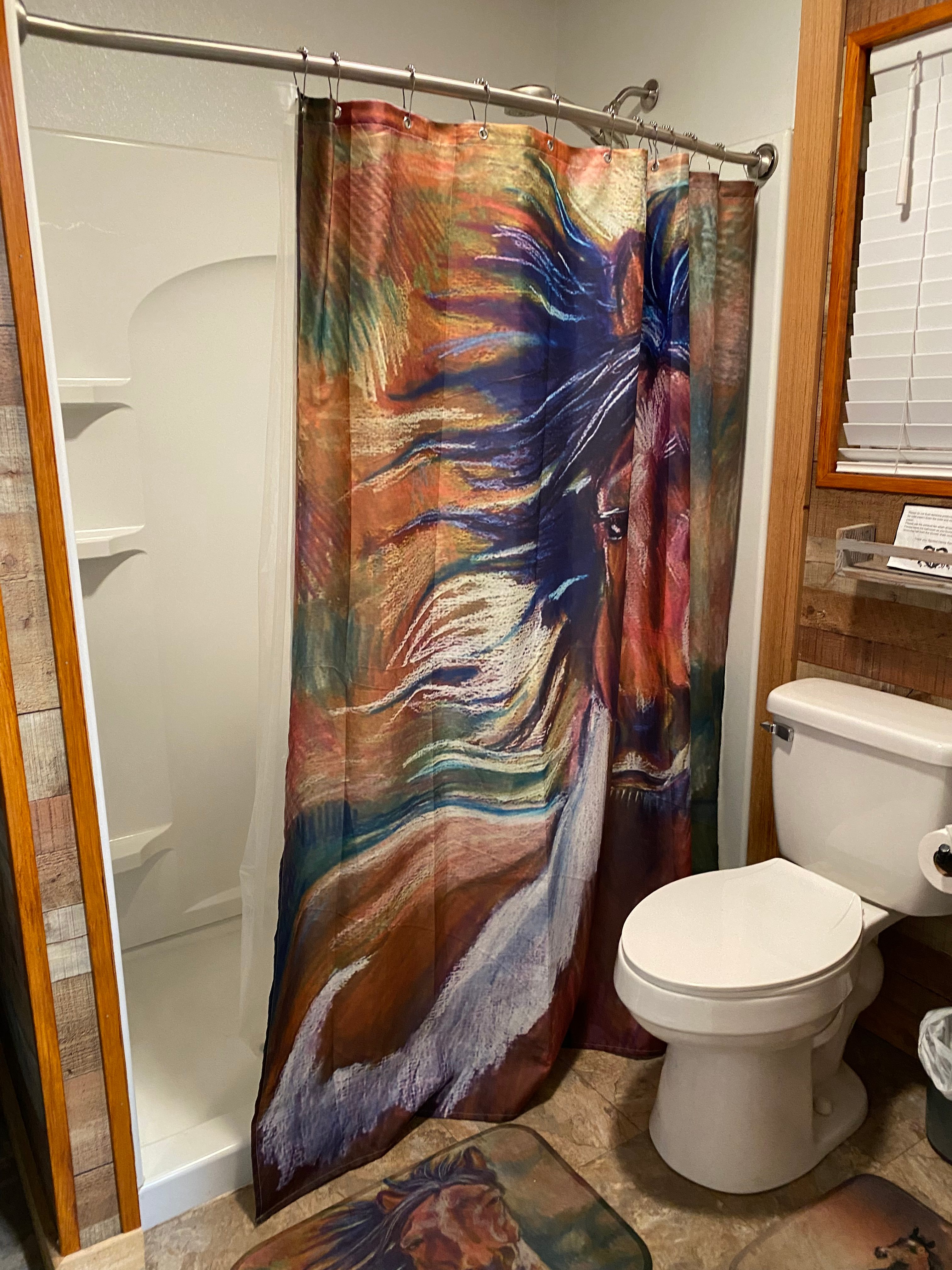 We have a nice bathroom in our camper, but this is available to campers without those amenities. 