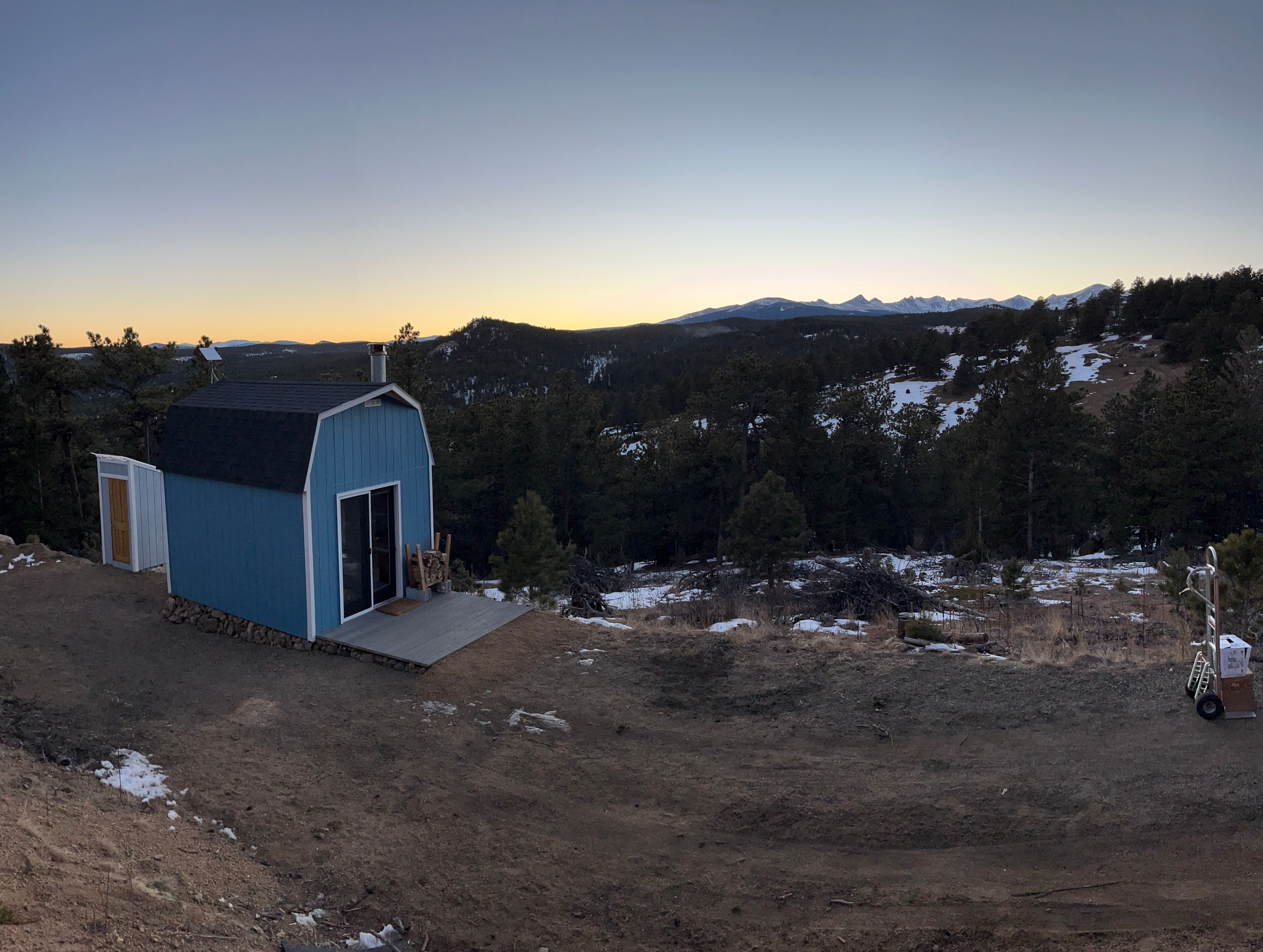 Views of surrounding mountains