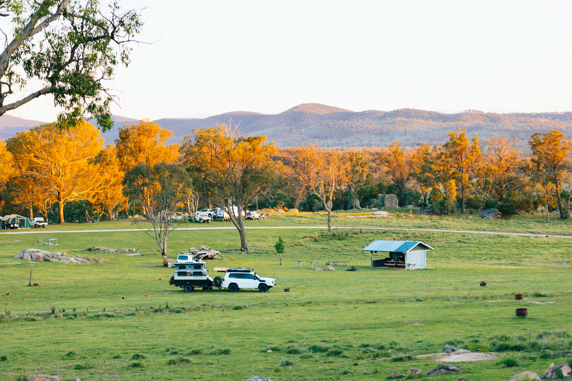 Overlooking the campgrounds 