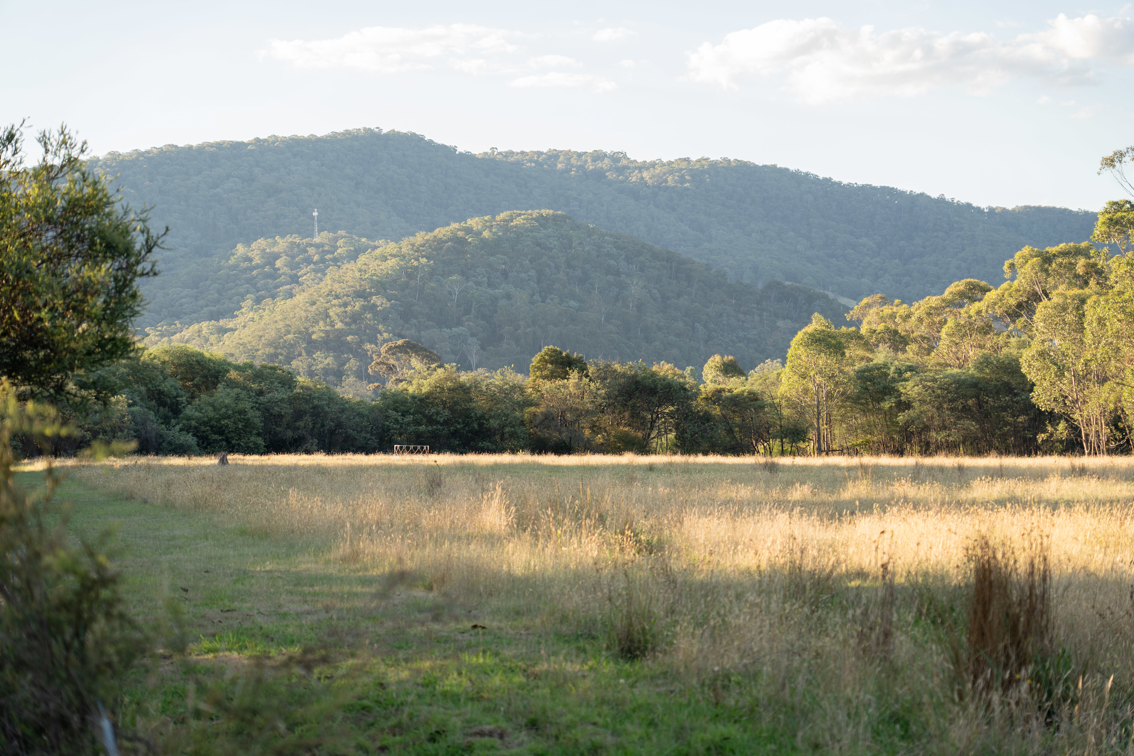 Views to the surrounding hills