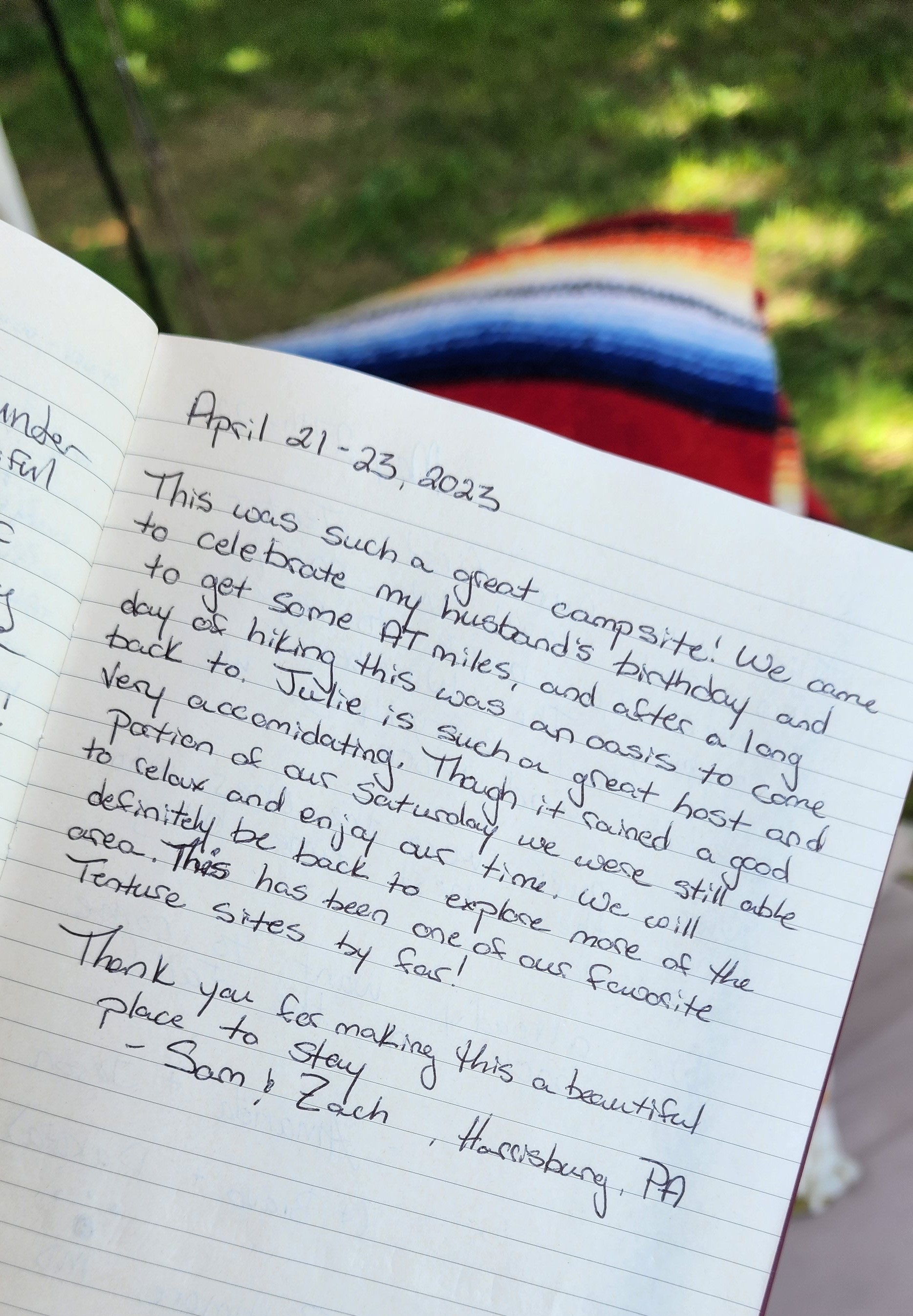We have been hosting guests since 2020 and are proud of our camper satisfaction ratings!