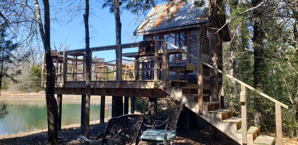The treehouse was seven years in the making