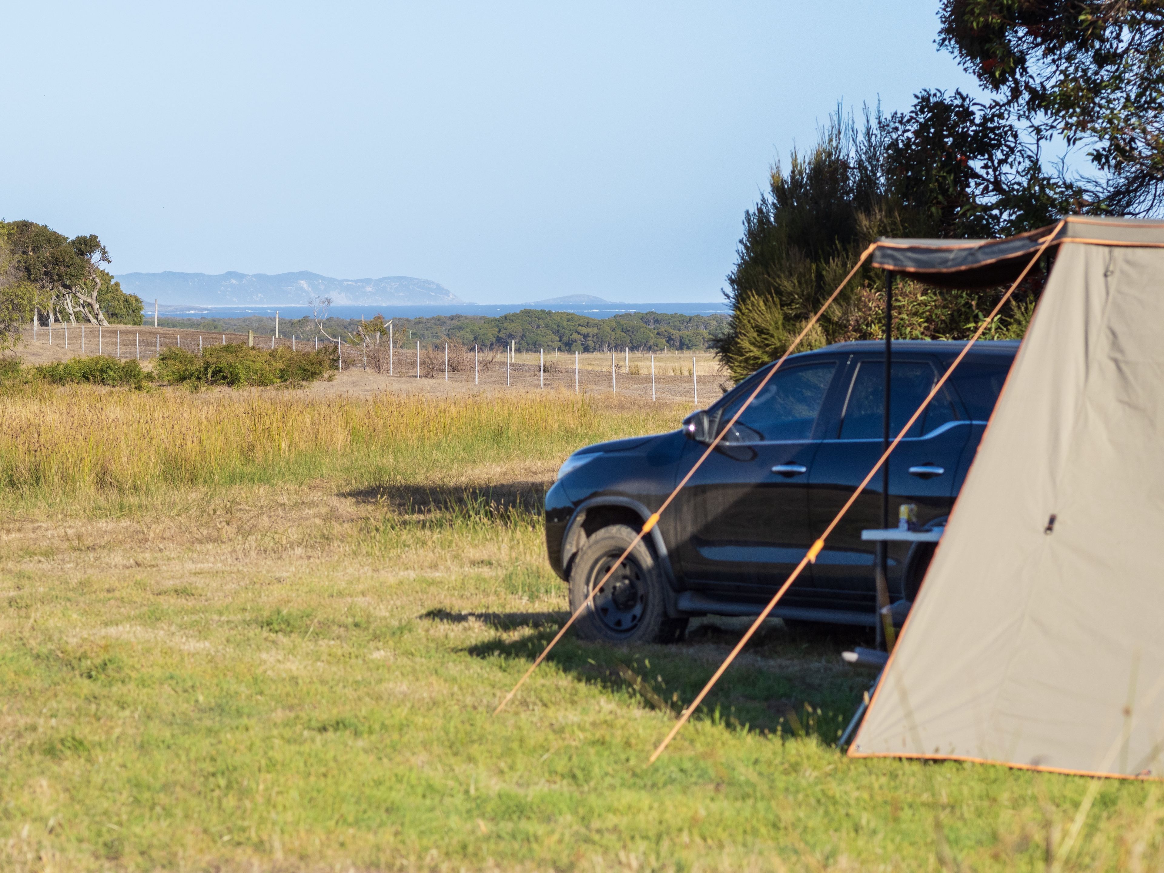 Views out to the Southern Ocean from our site