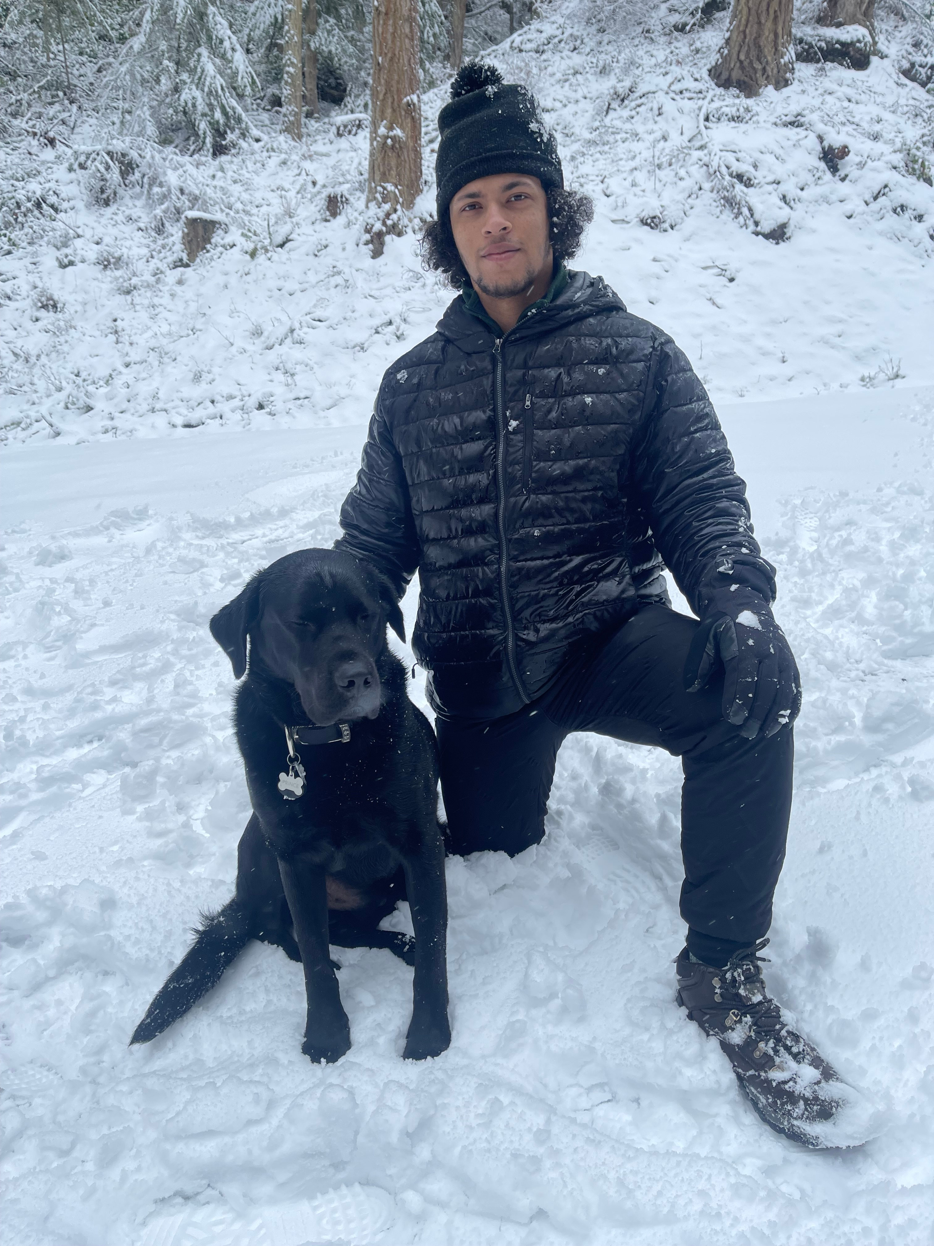 There is nothing like a gorgeous Winter romp in the snow, with a buddy.
