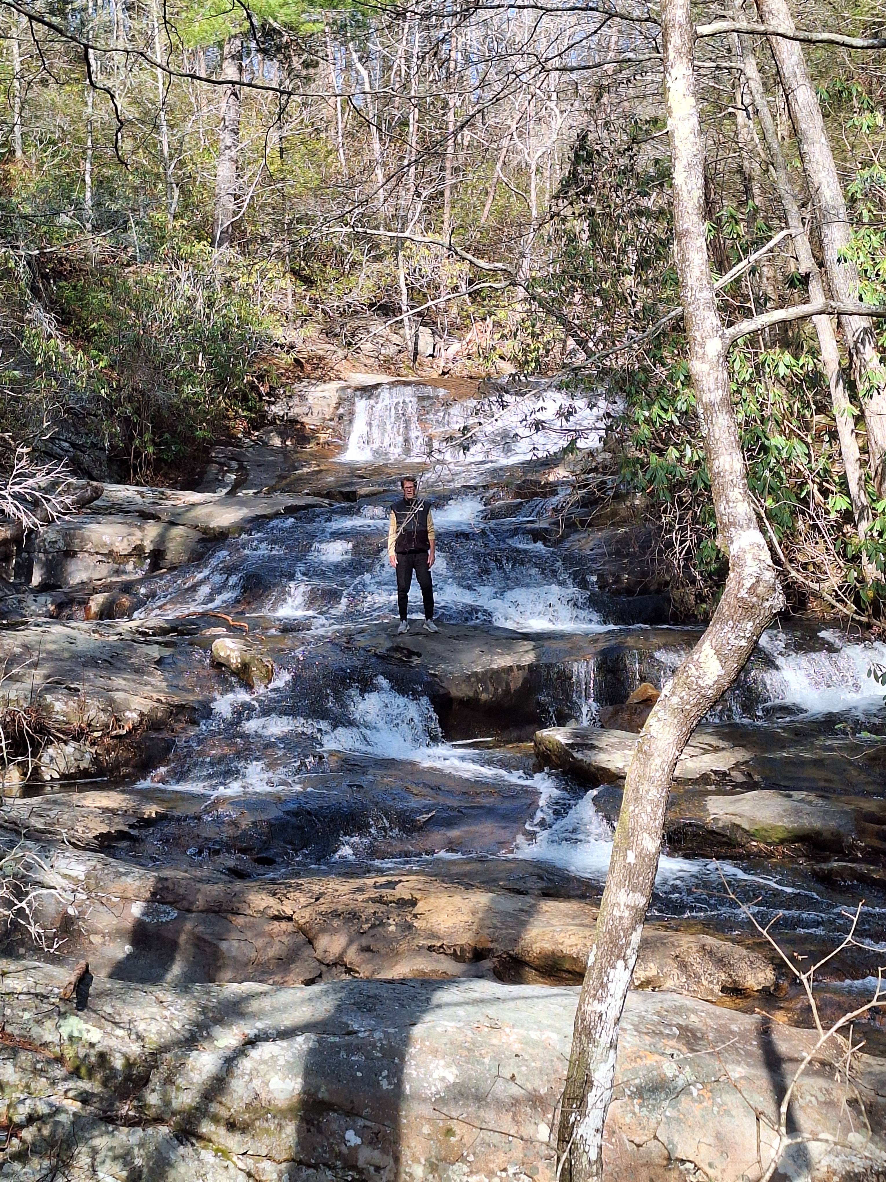 Just below the campground 