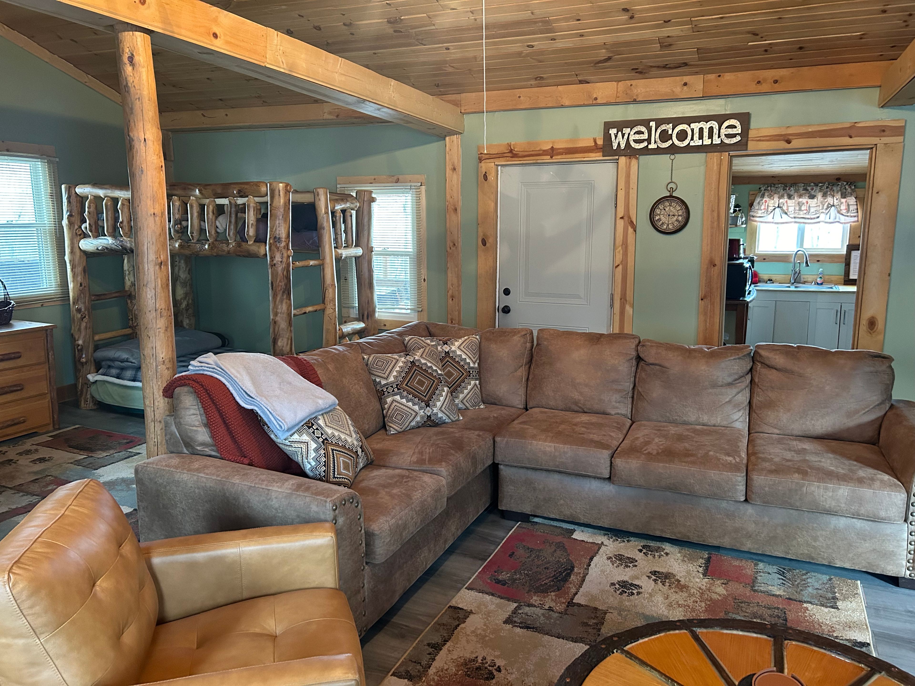 The cozy mountain cabin