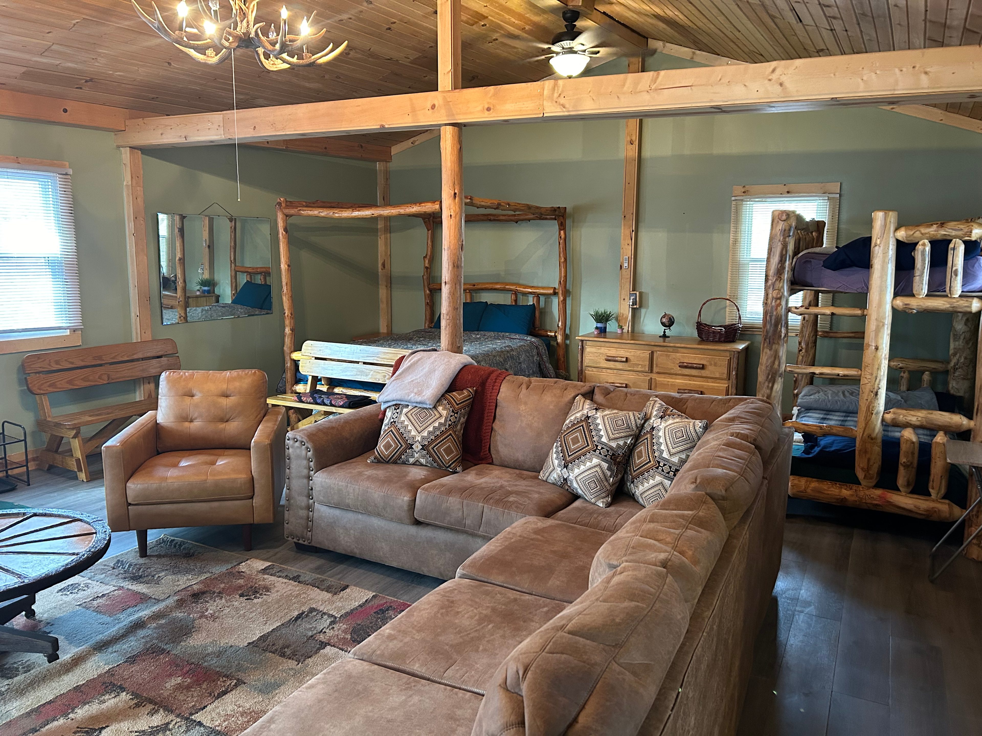 The cozy mountain cabin