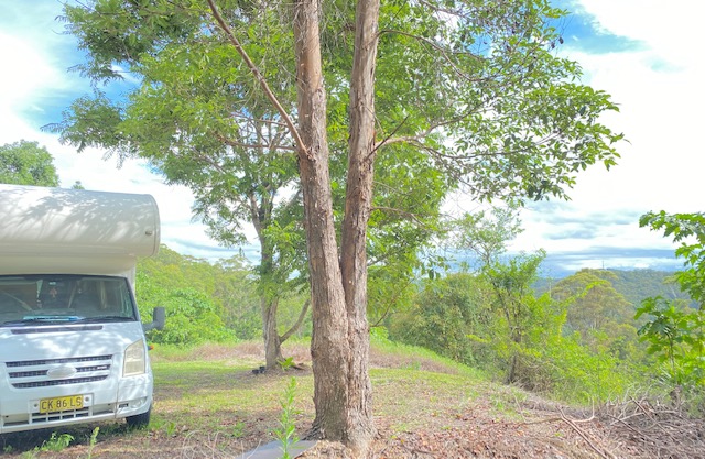 Private camp site for tents campers and vans