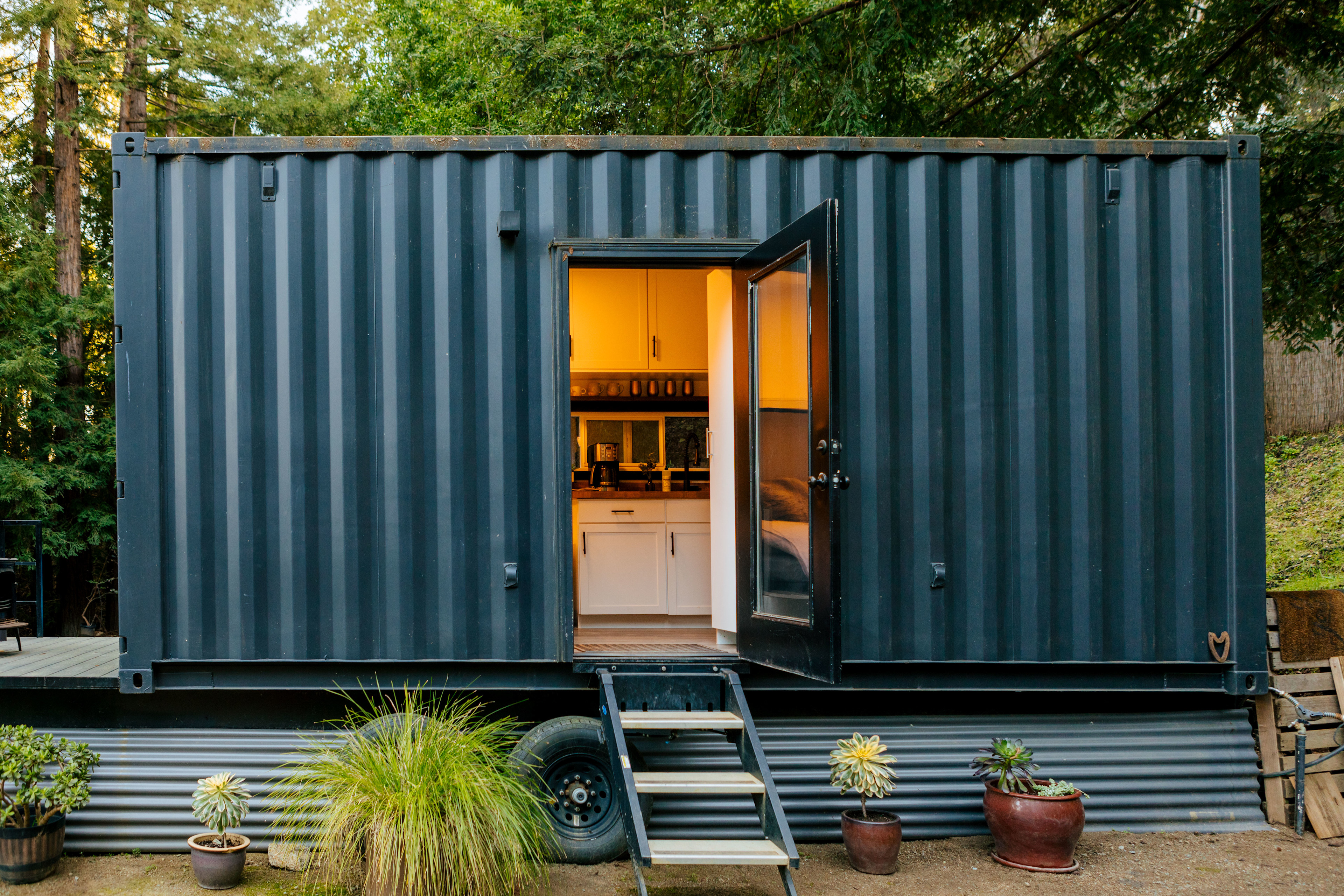 the shipping container tiny house
