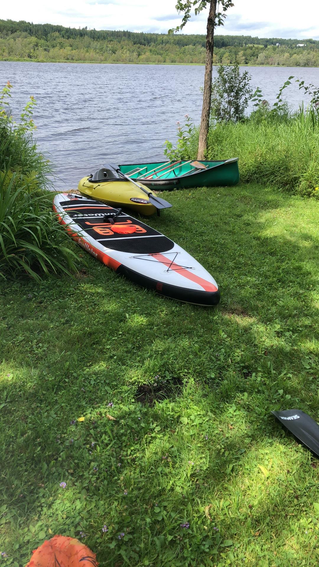 Boat available on site.