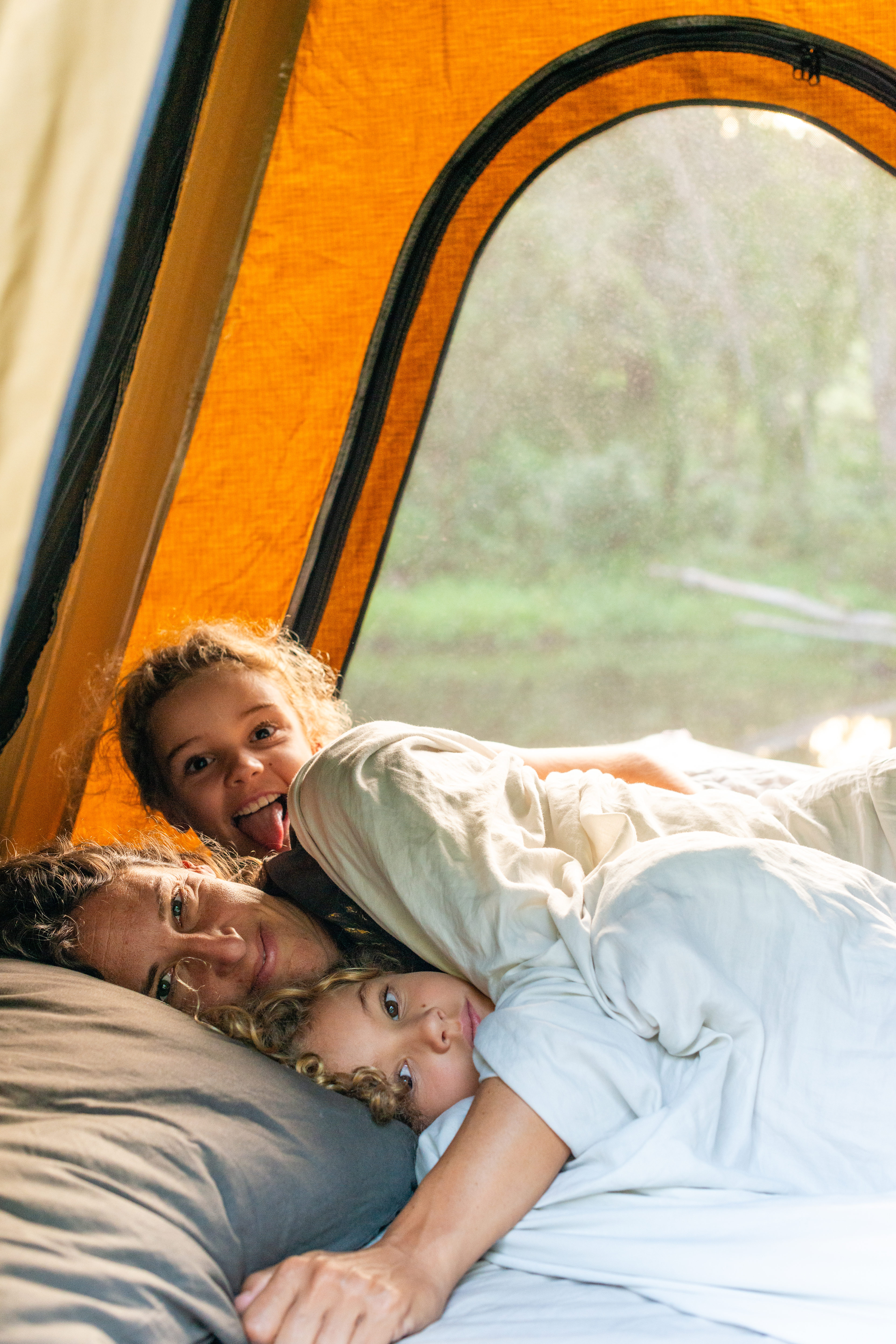 Waking up next to the creek