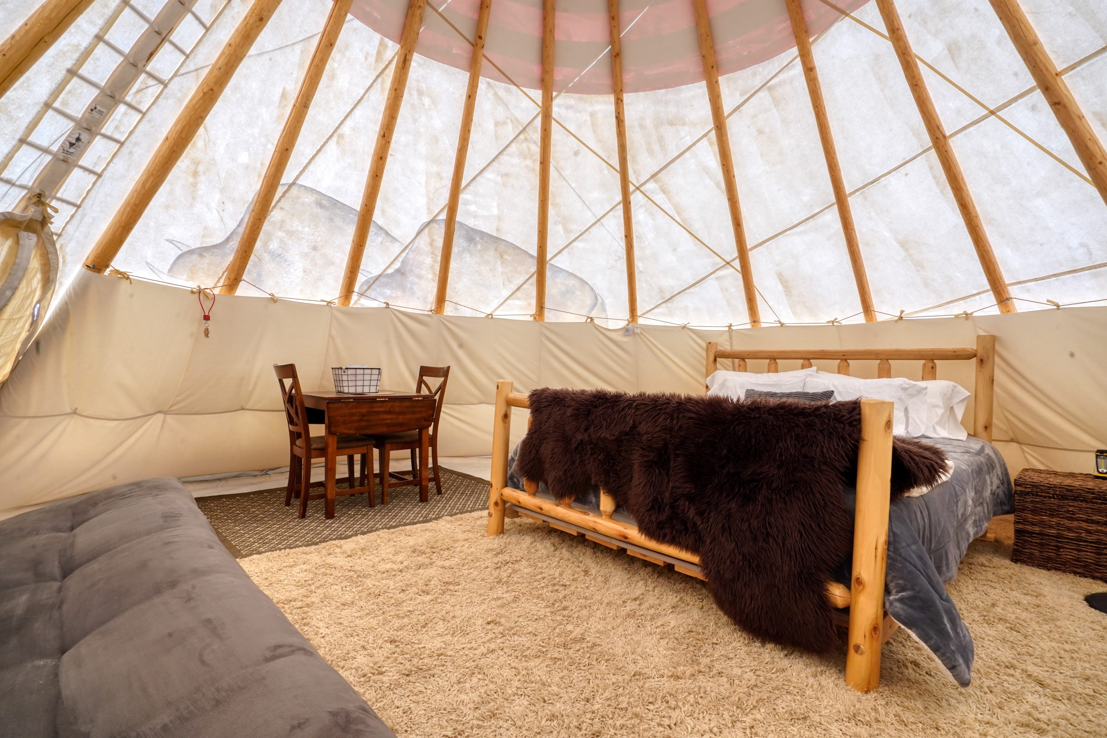 Buffalo Tipi Glamping