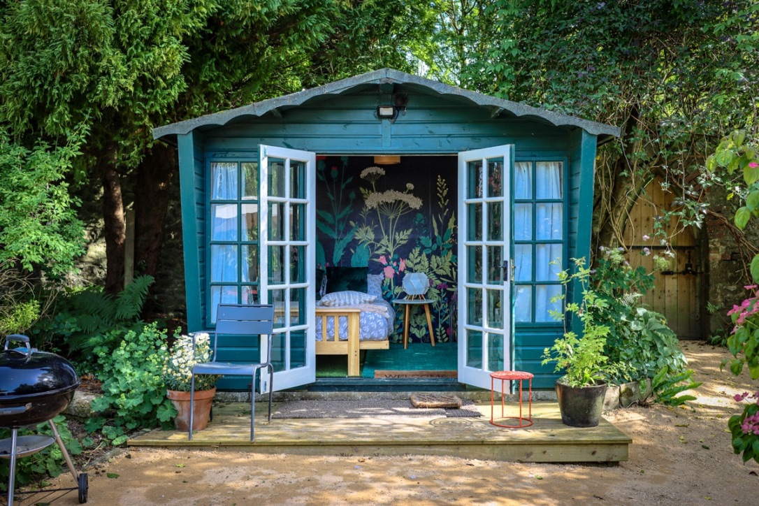 Yurt and Walled Garden