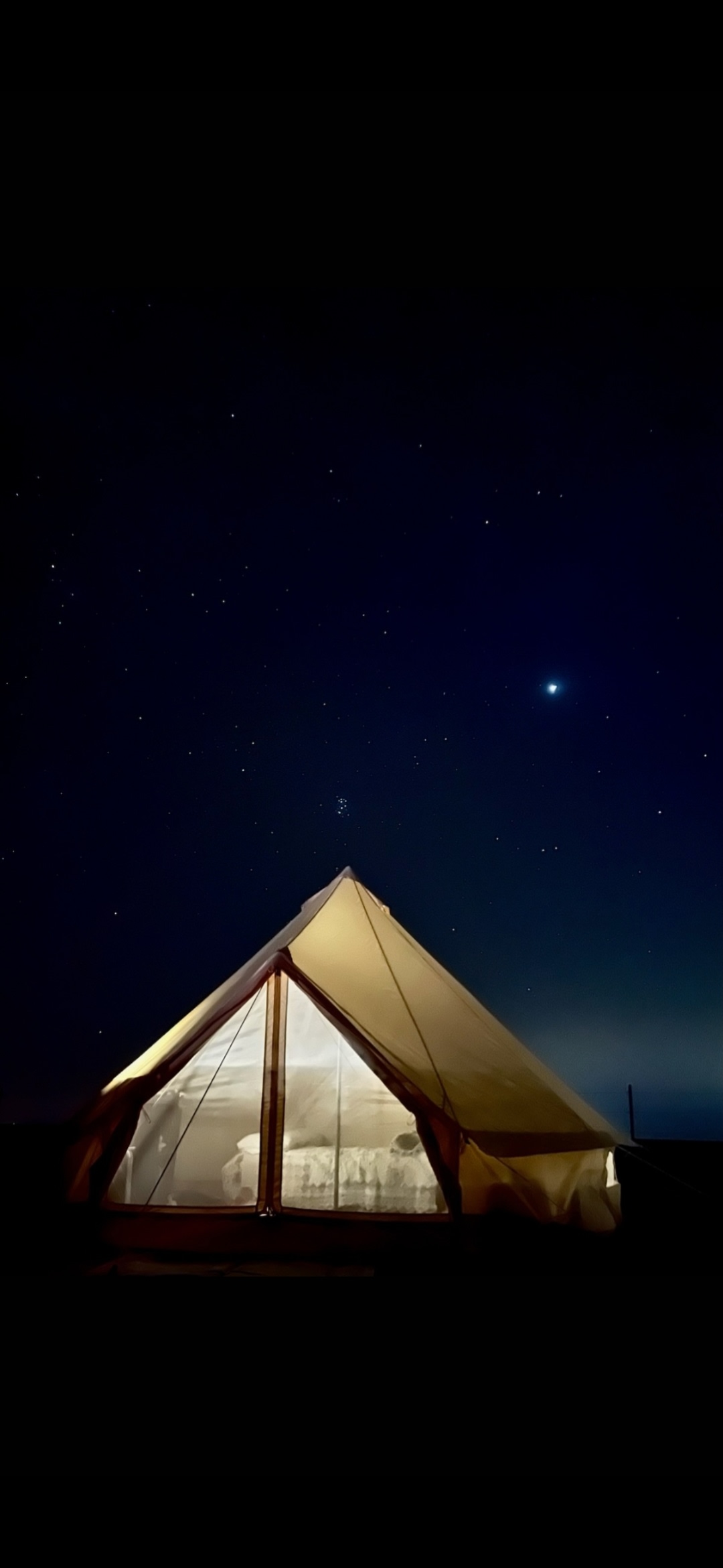 Perfect breezy night under the stars