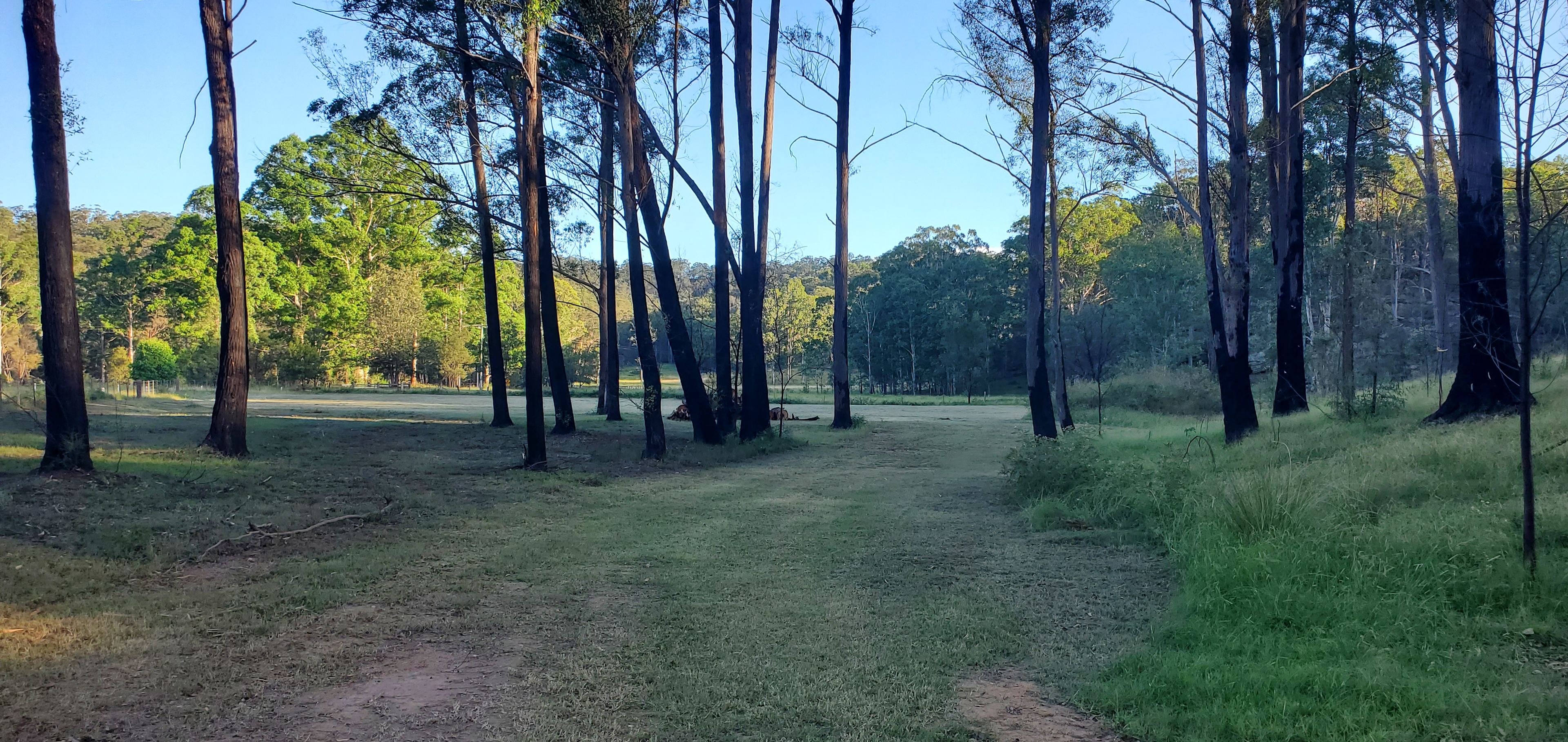 Entrance to campsite