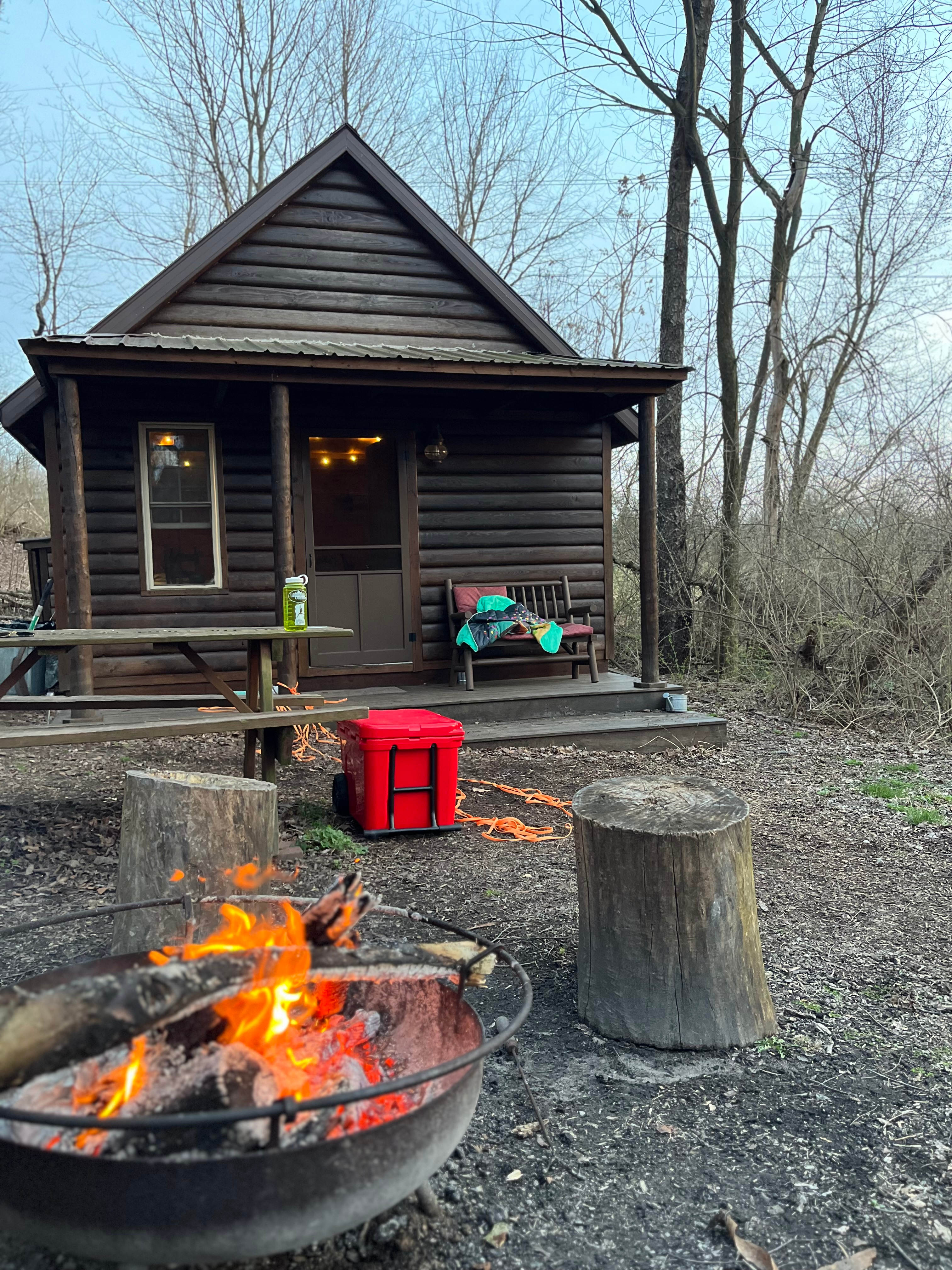 The Camp Cabin at the Hallstead