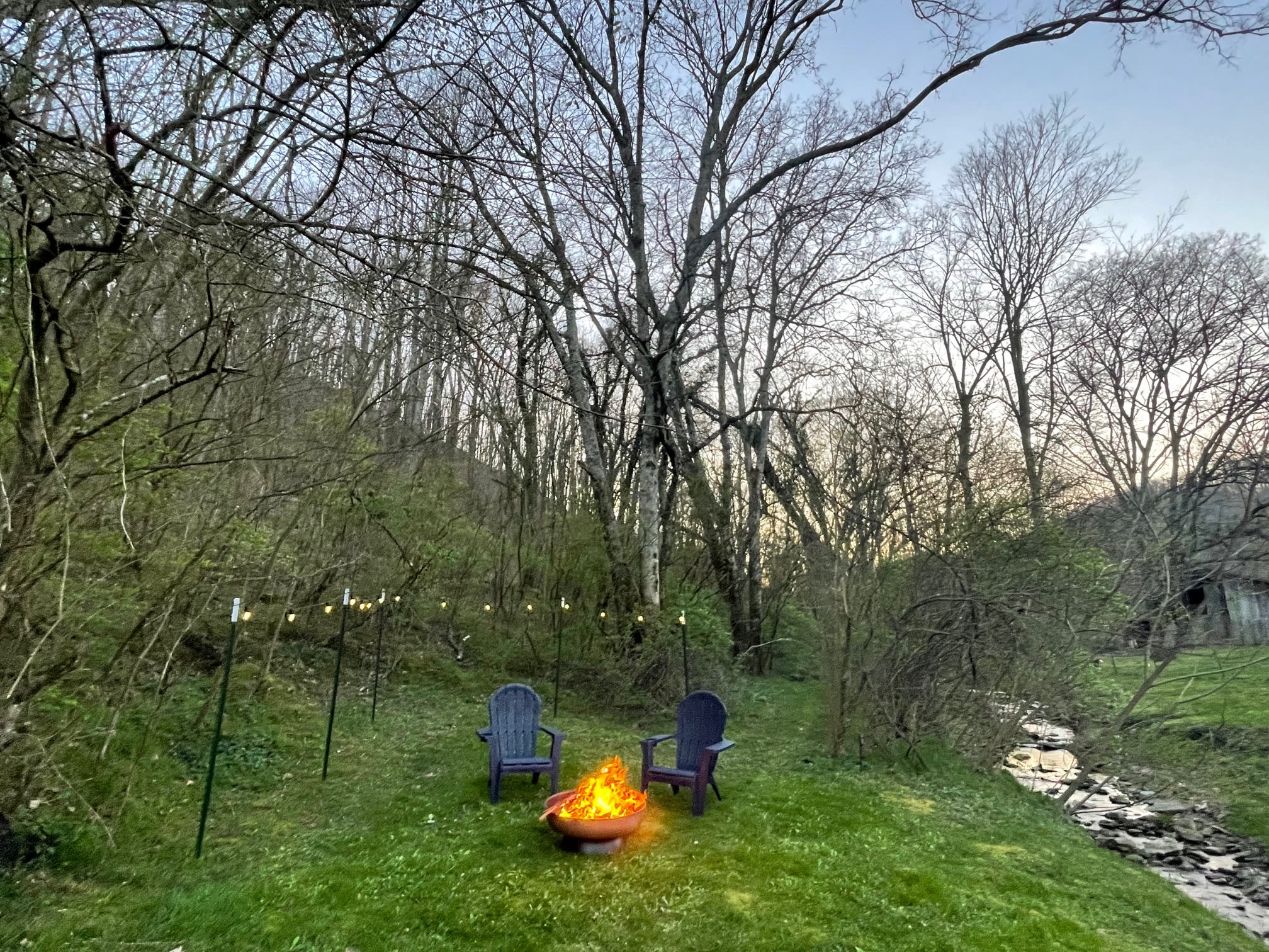 ...or a cozy fireside chat.