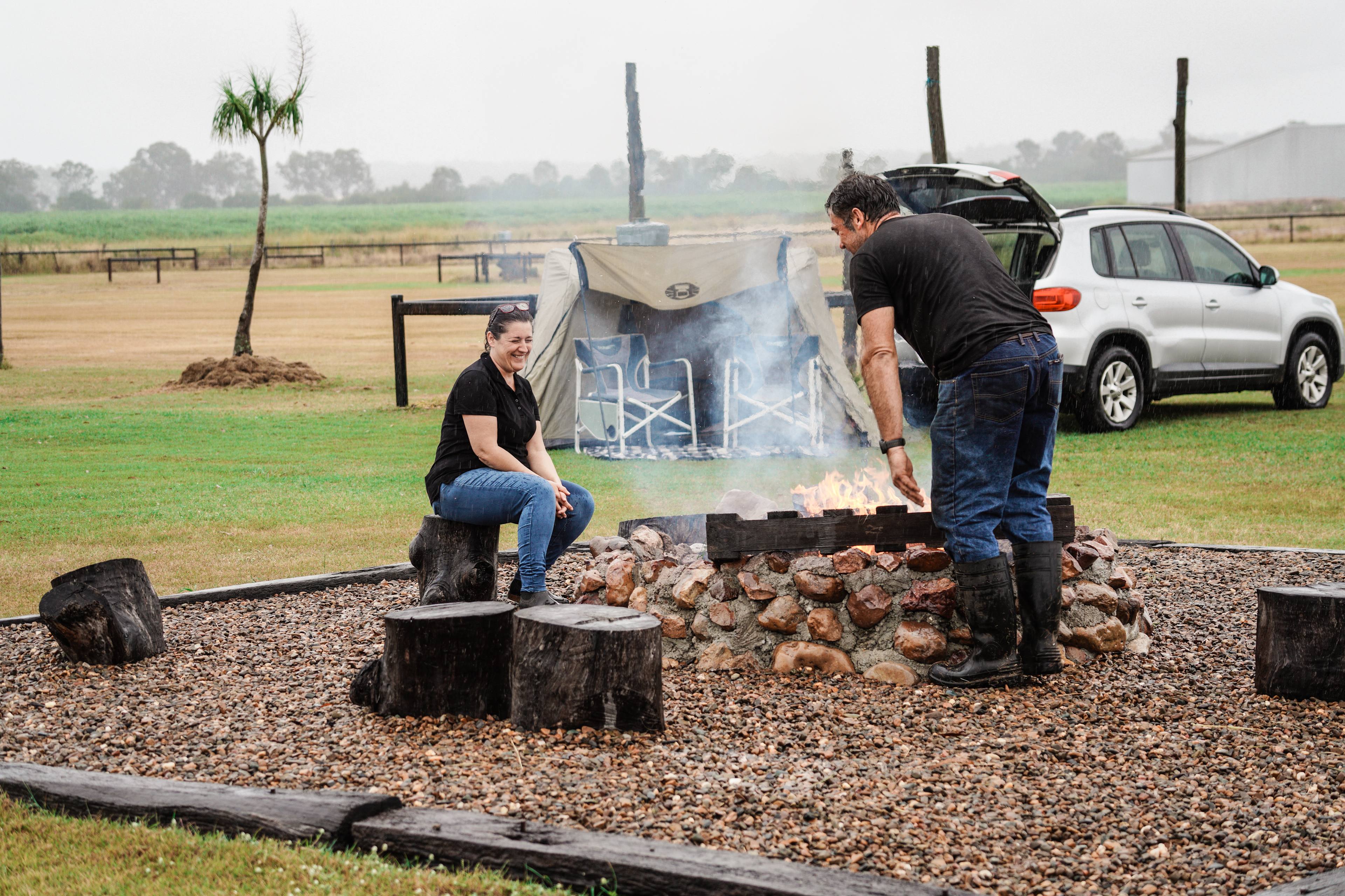 great communal firepit