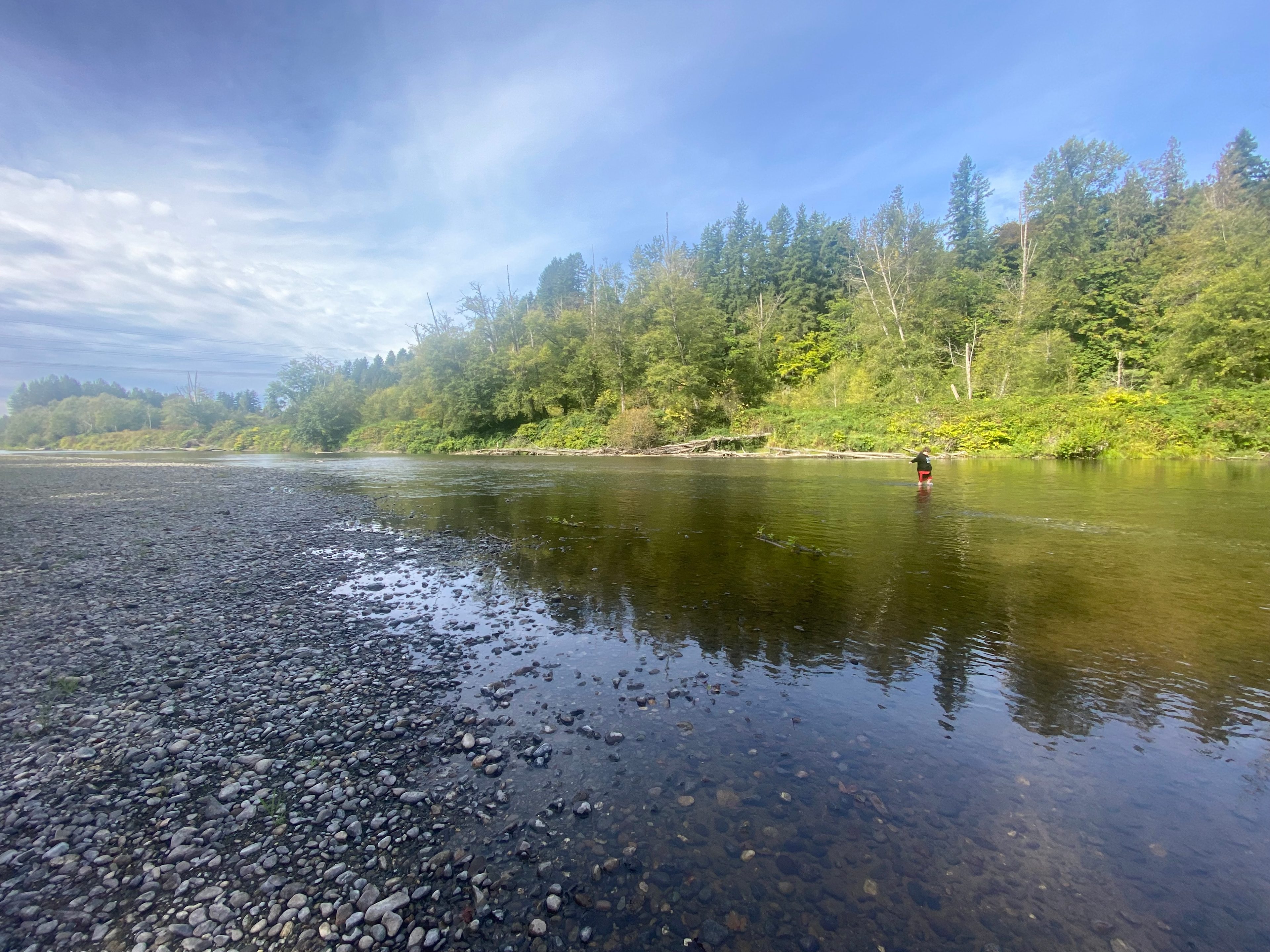Summertime. Down river