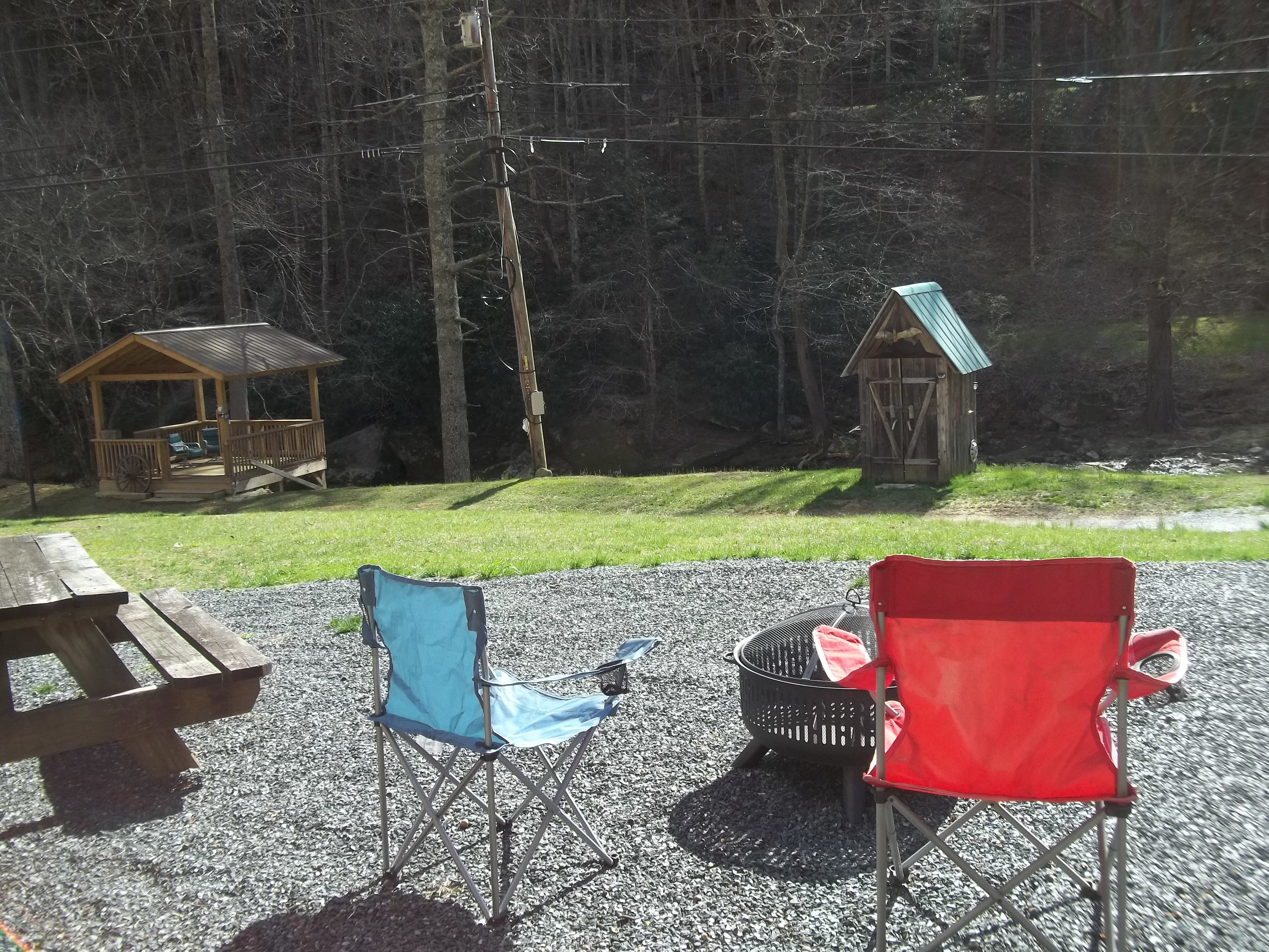 joyville, camping site on elk creek