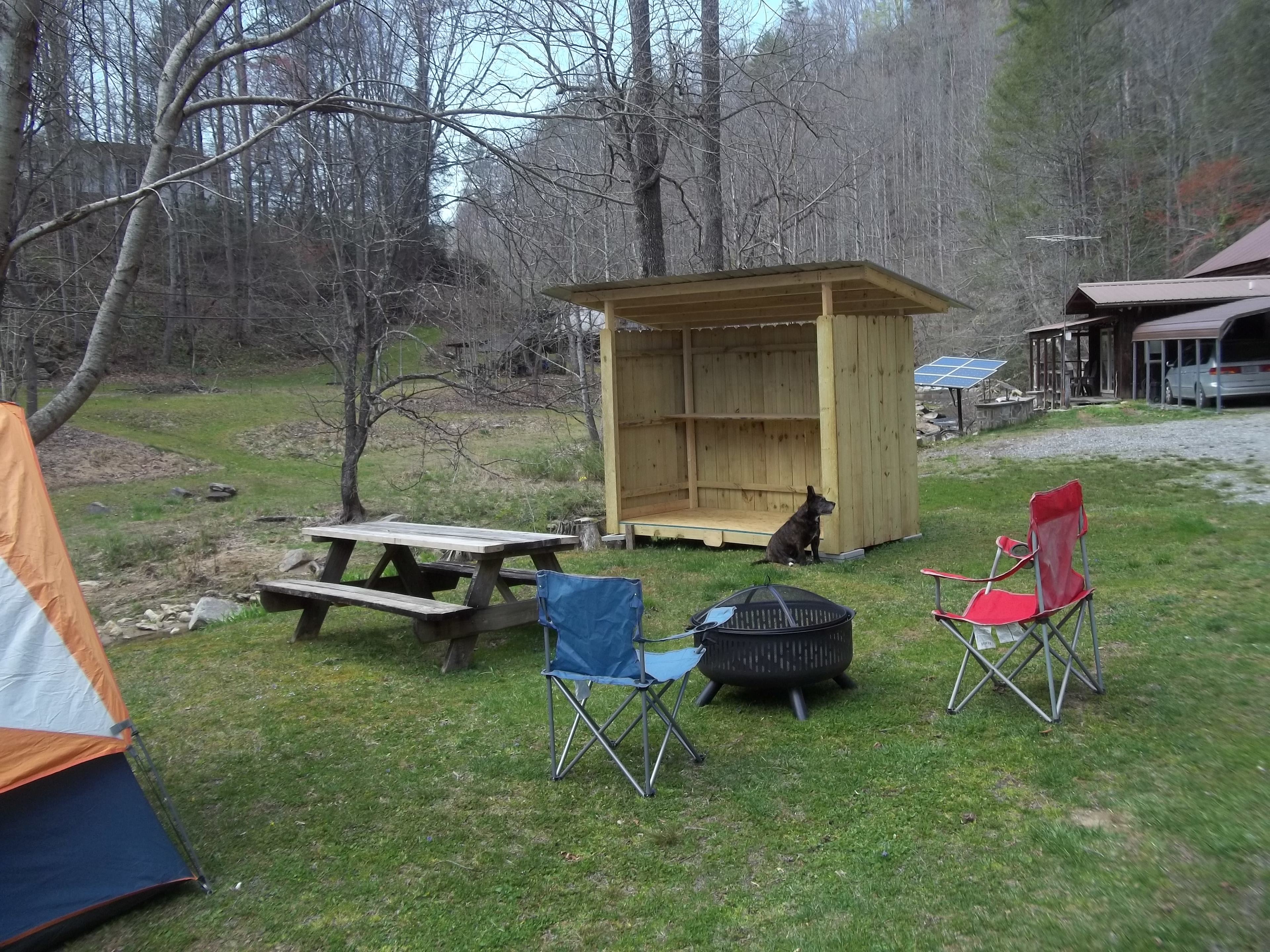 joyville, camping site on elk creek