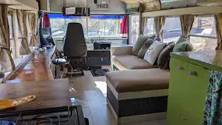 Pisgah Forest Glampin' School Bus