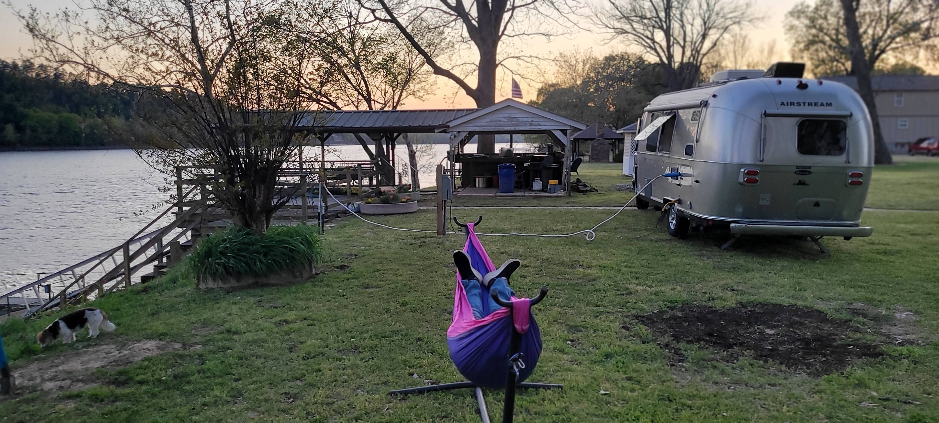 Private Arkansas Riverfront RV Site