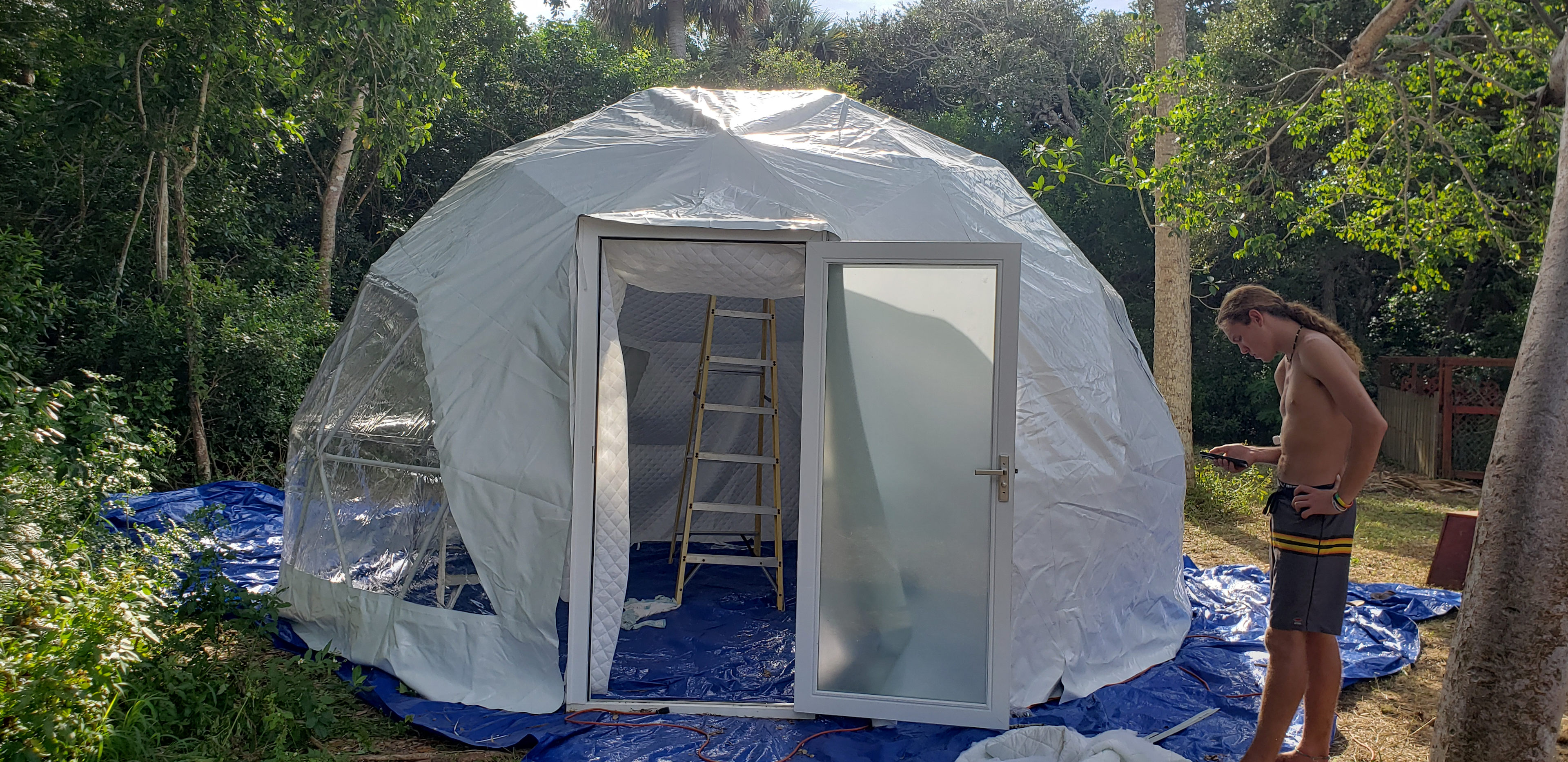 Surfer Beach And Tree Sanctuary