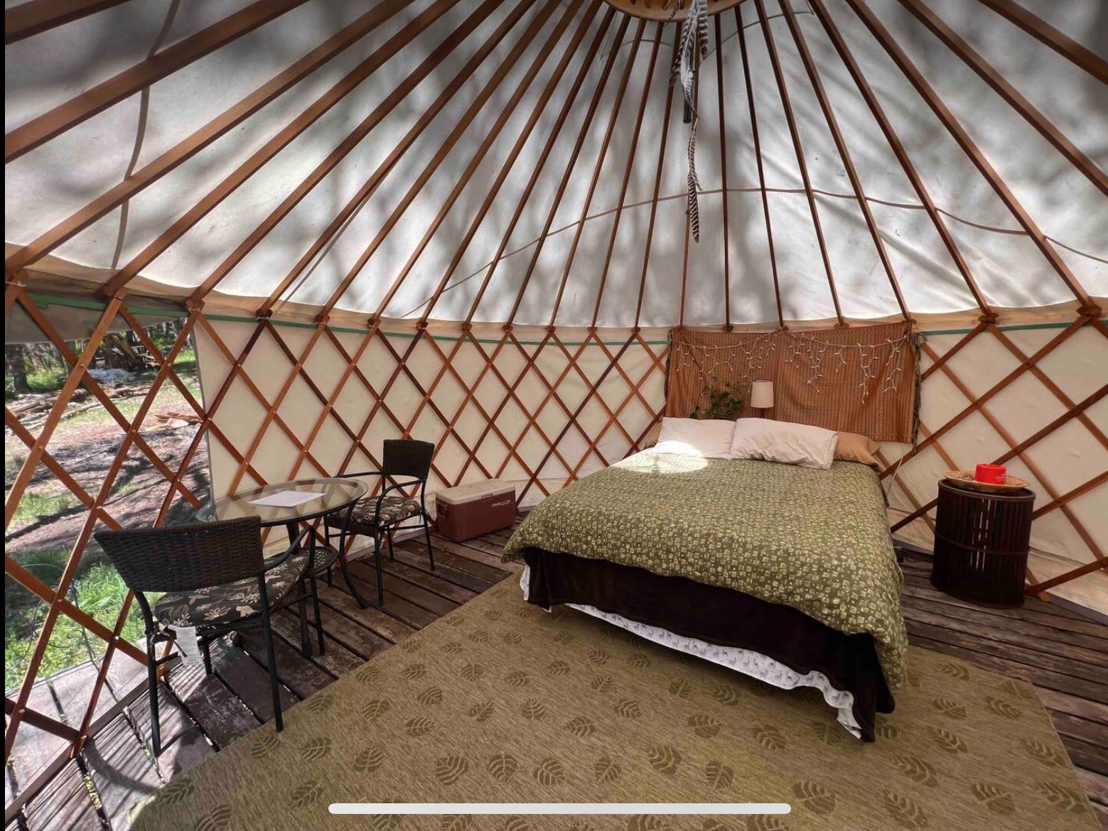 Yurt camp near White Salmon