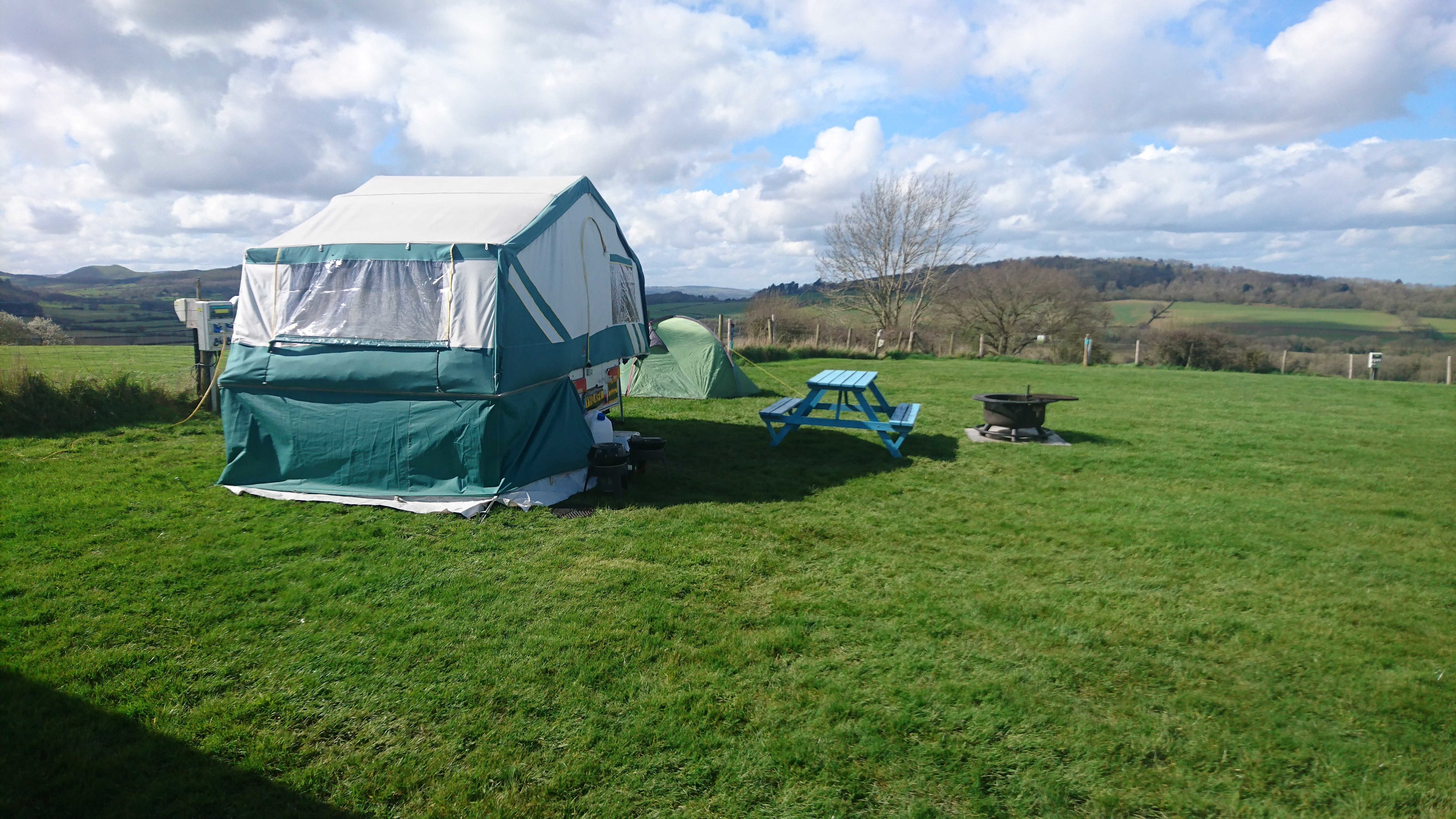 Trailer tents, super convenient space savers.
