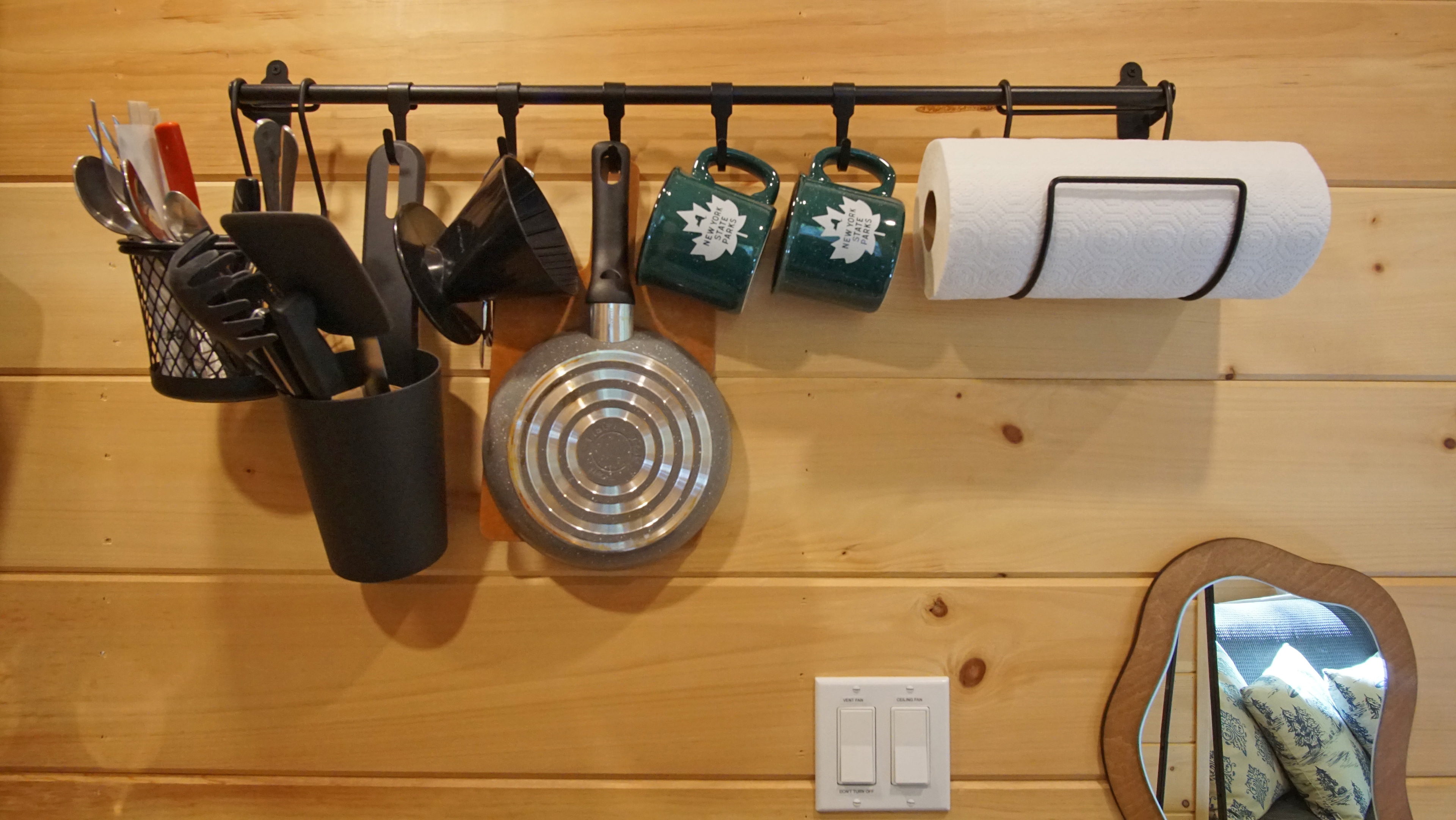 The kitchen has everything you need to cook a complete meal, or just enjoy a cup of coffee!