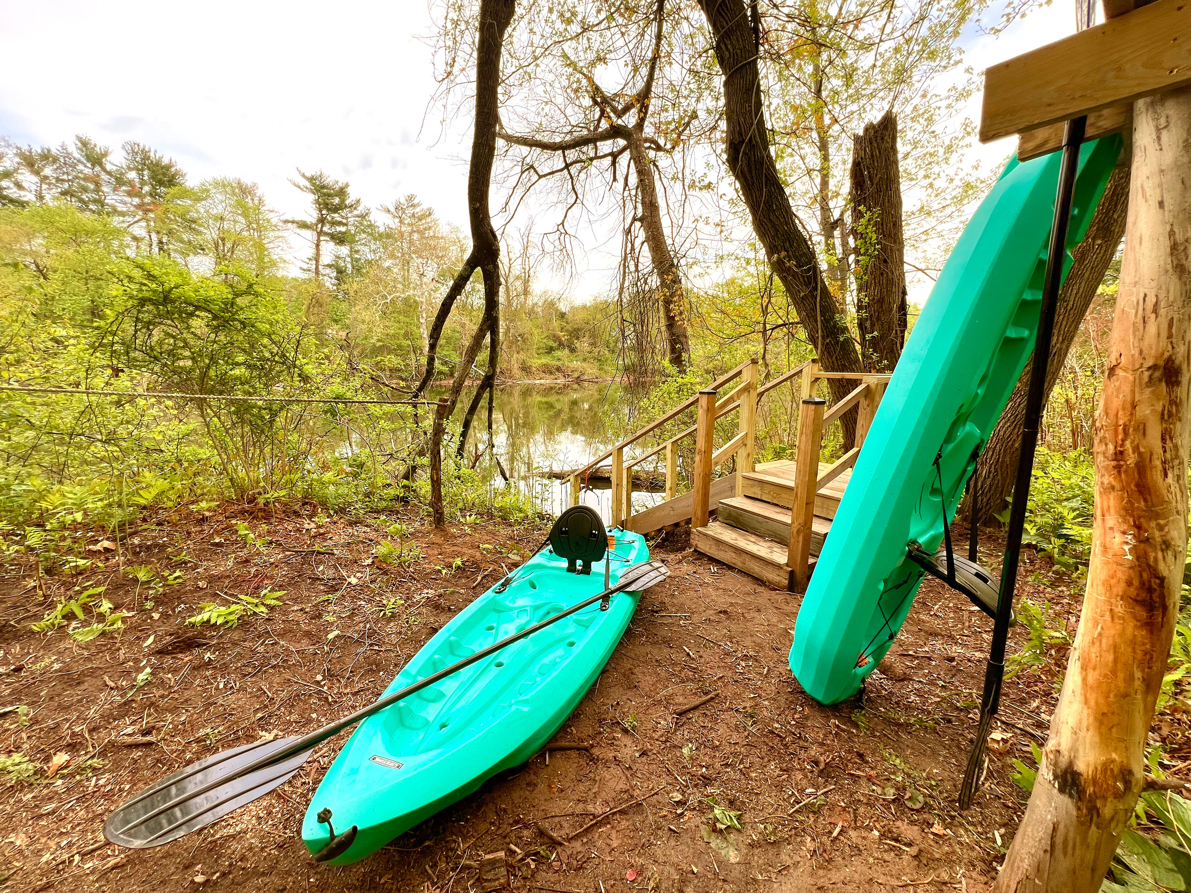 Private Waterfront Camping Oasis