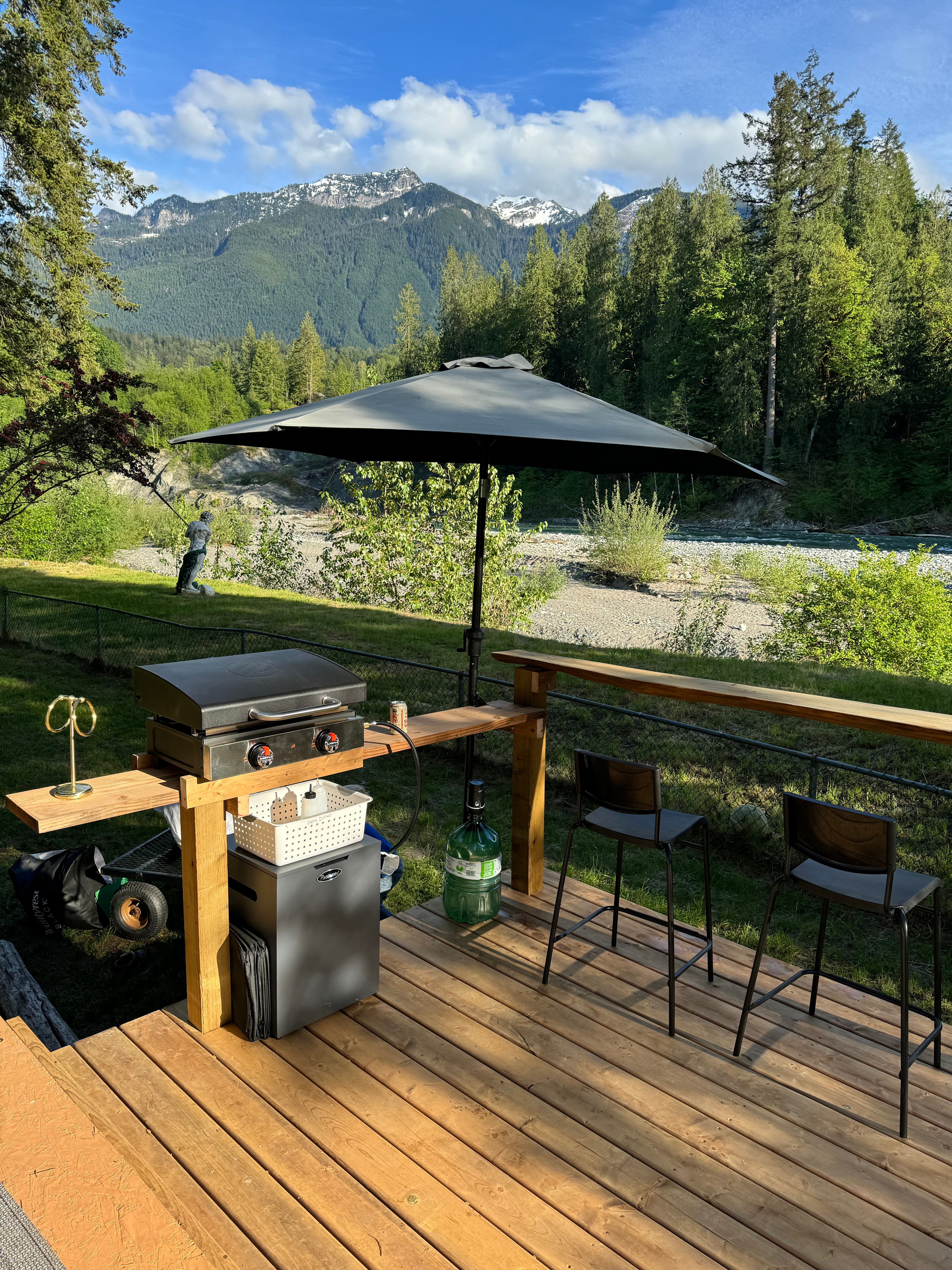 Camping On The Rivers Edge