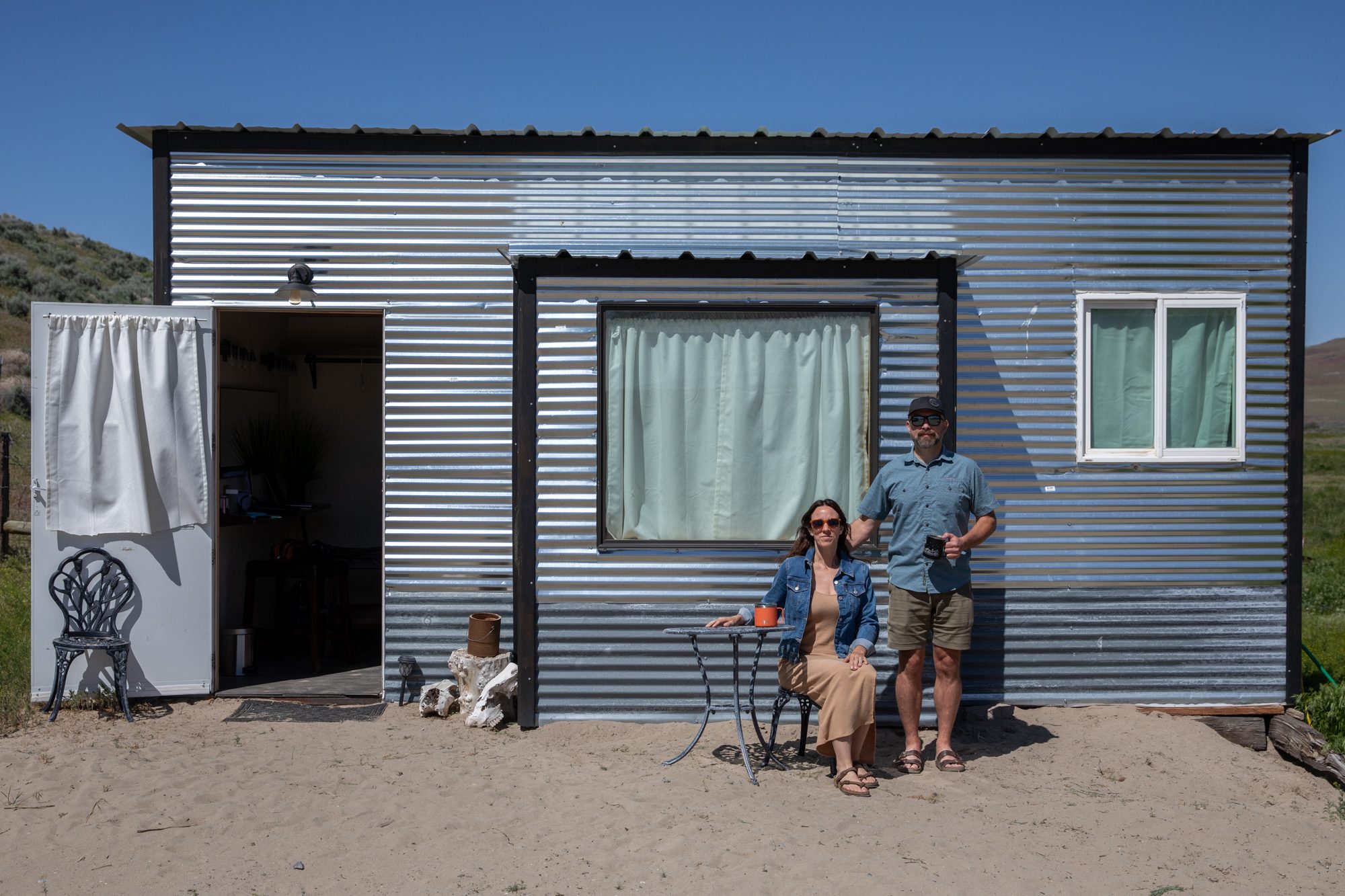 The table out front was so nice in the morning sun.
