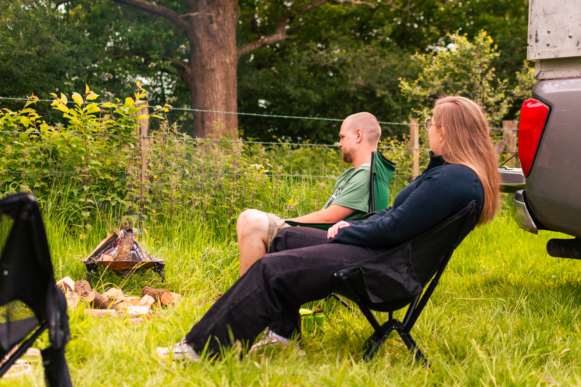 Enjoying a campfire evening 🔥