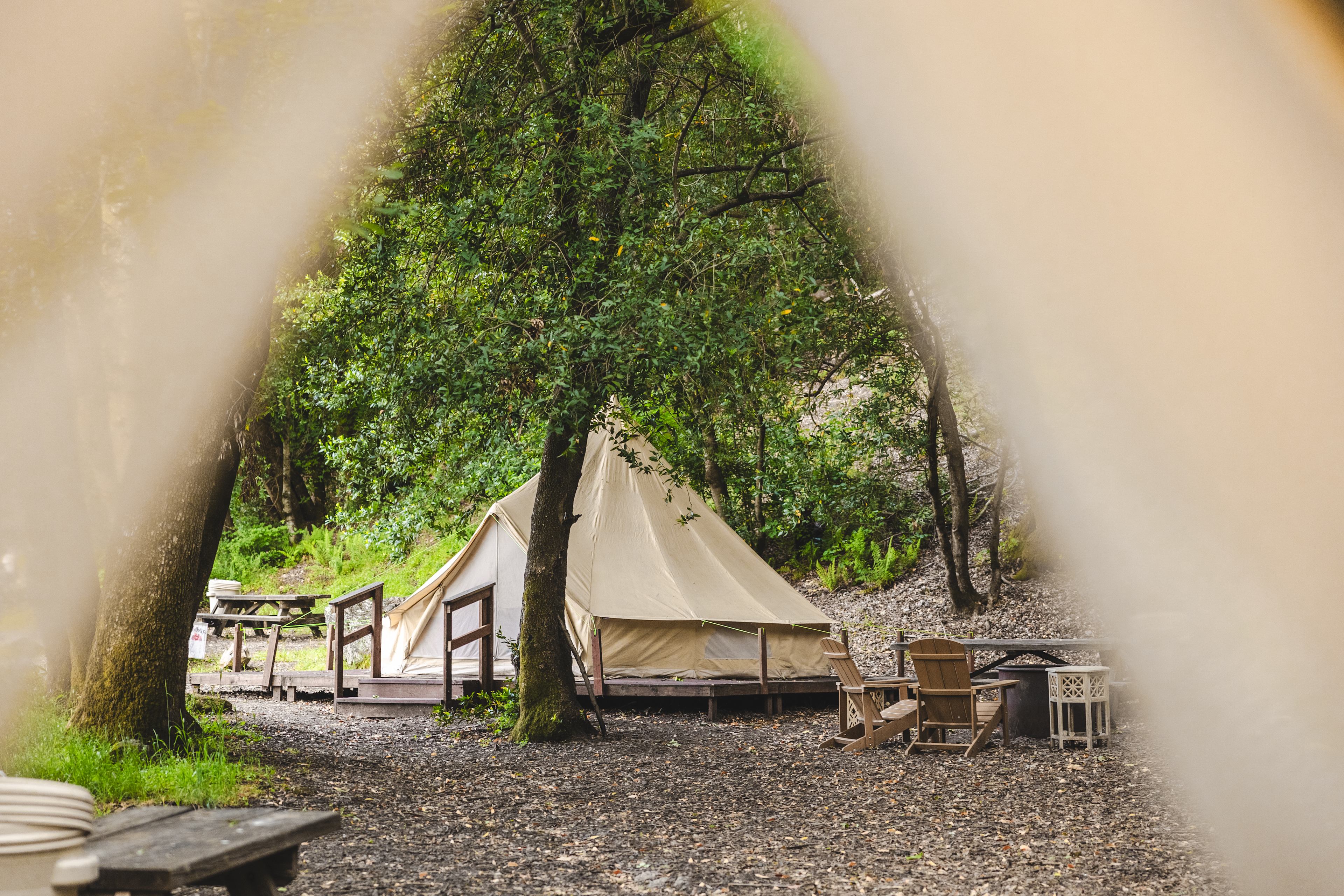 Glamping site 4 from site 3