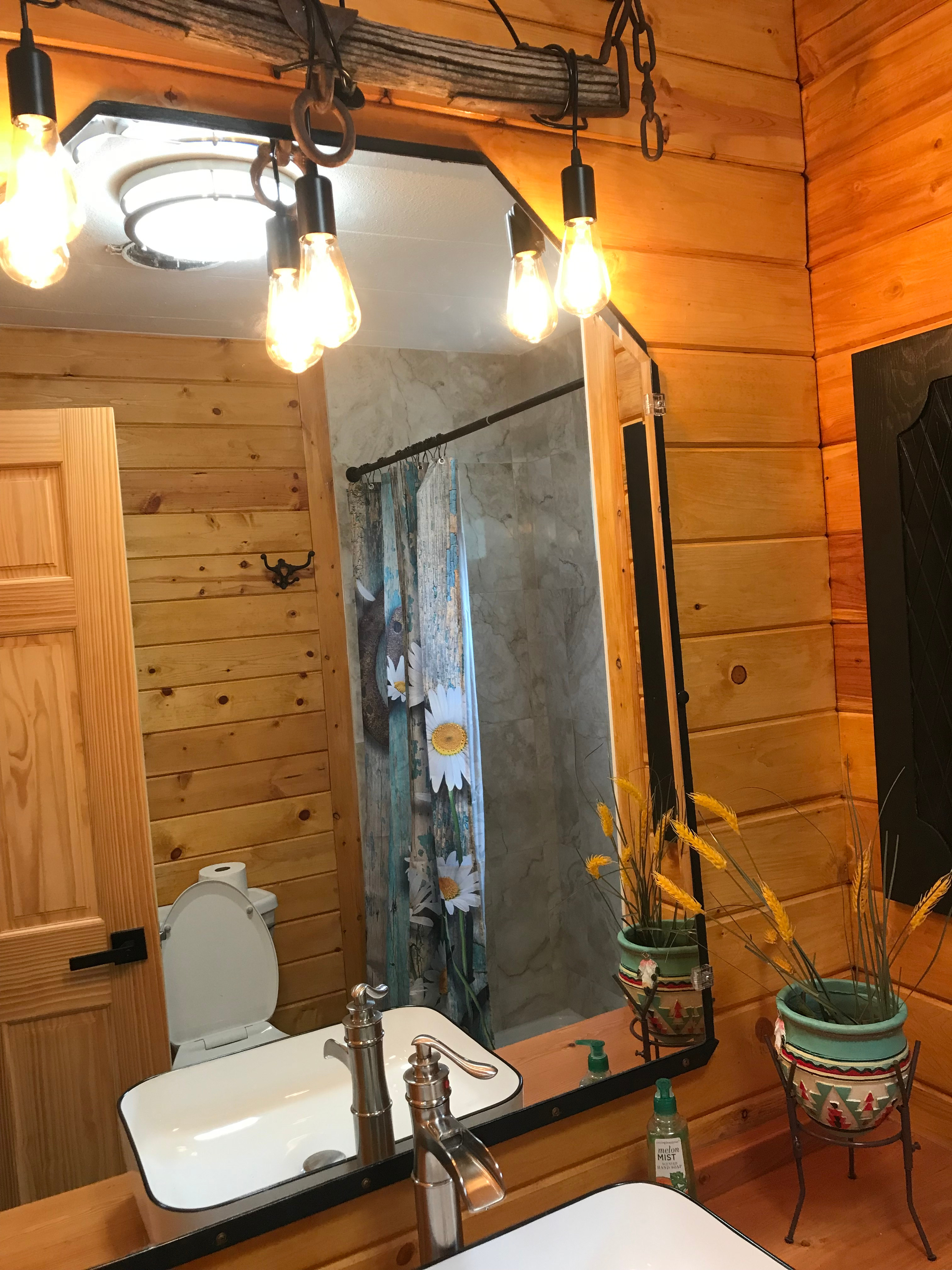 Adjacent Bathhouse has 2 shower rooms.