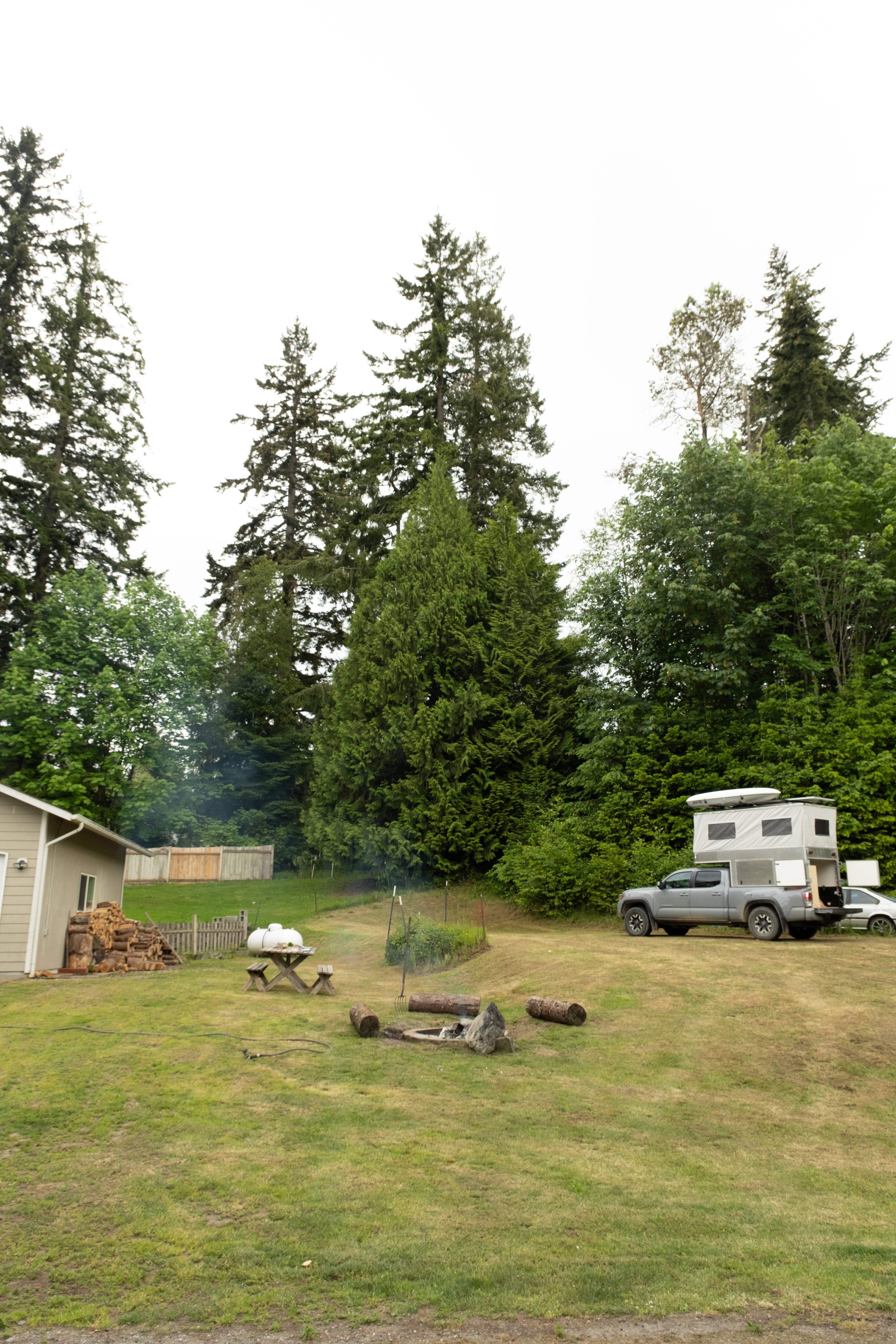 Overview of camp from the easement - super spacious!