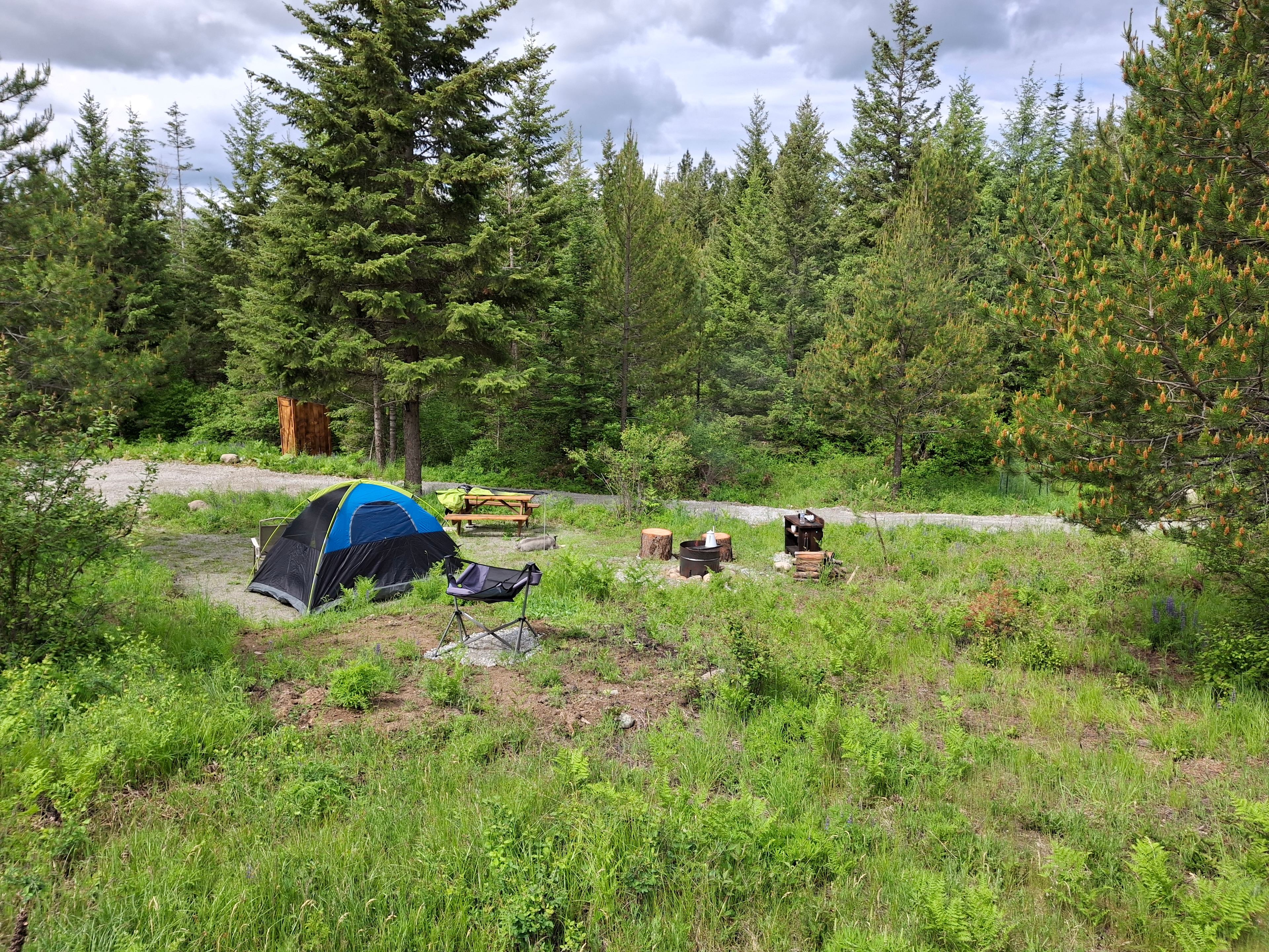 Careywood Hollow campsite.