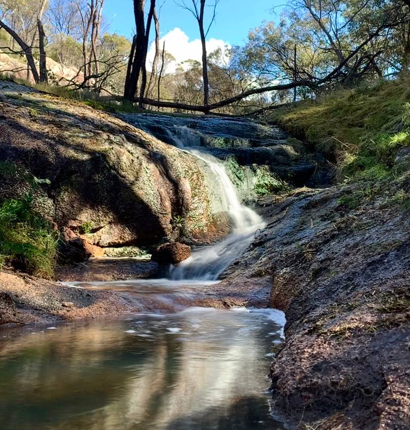 Cascades following rain
