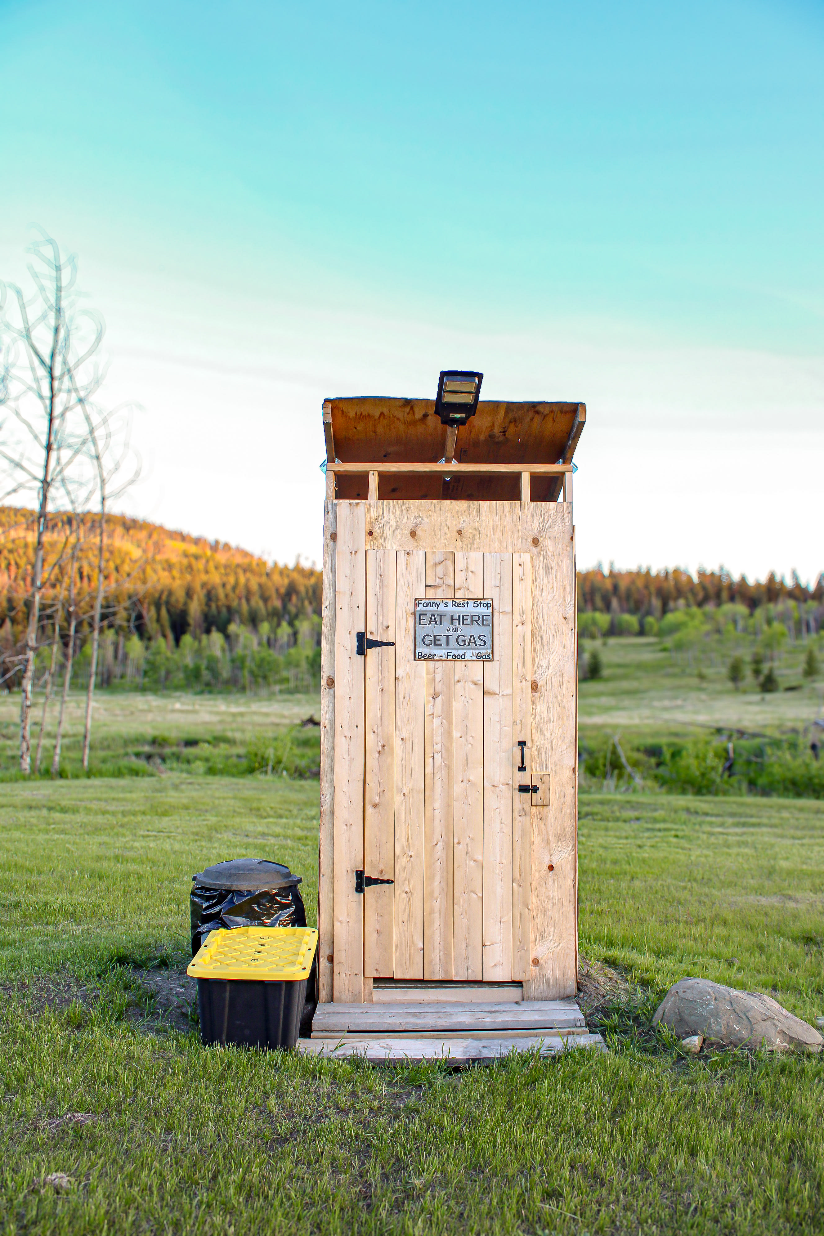 Outhouse for those special moments 