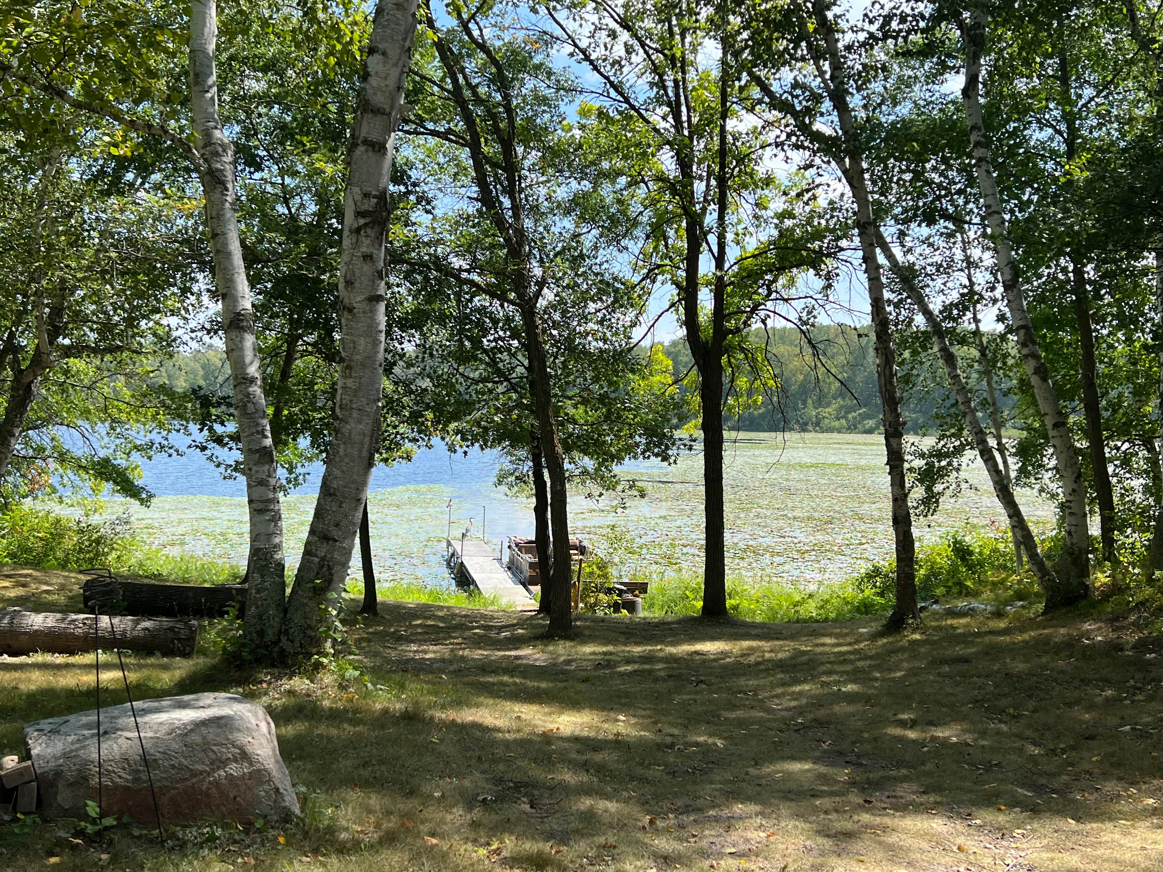East View of the lake from the cottage