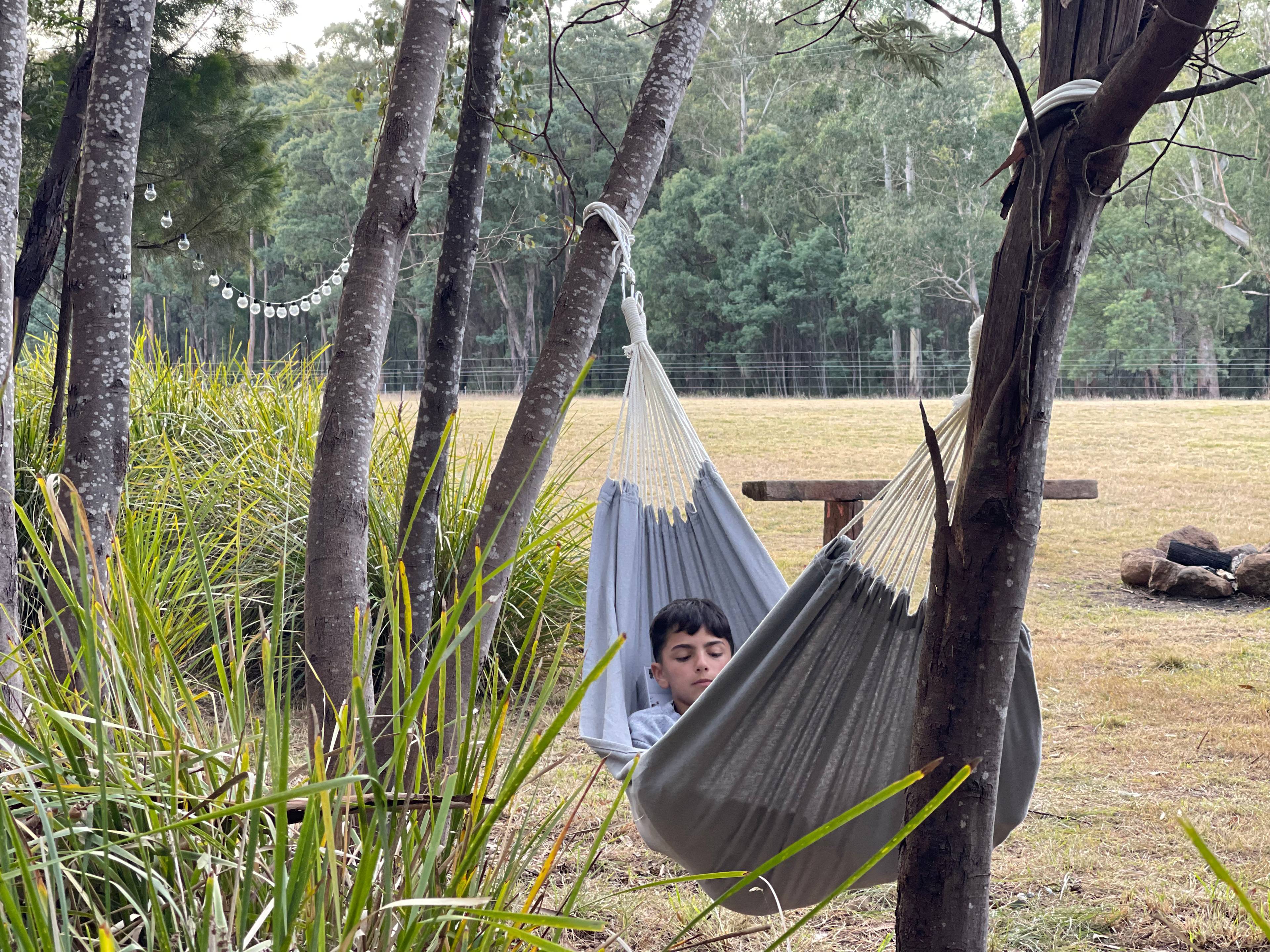 Kick back and relax. 