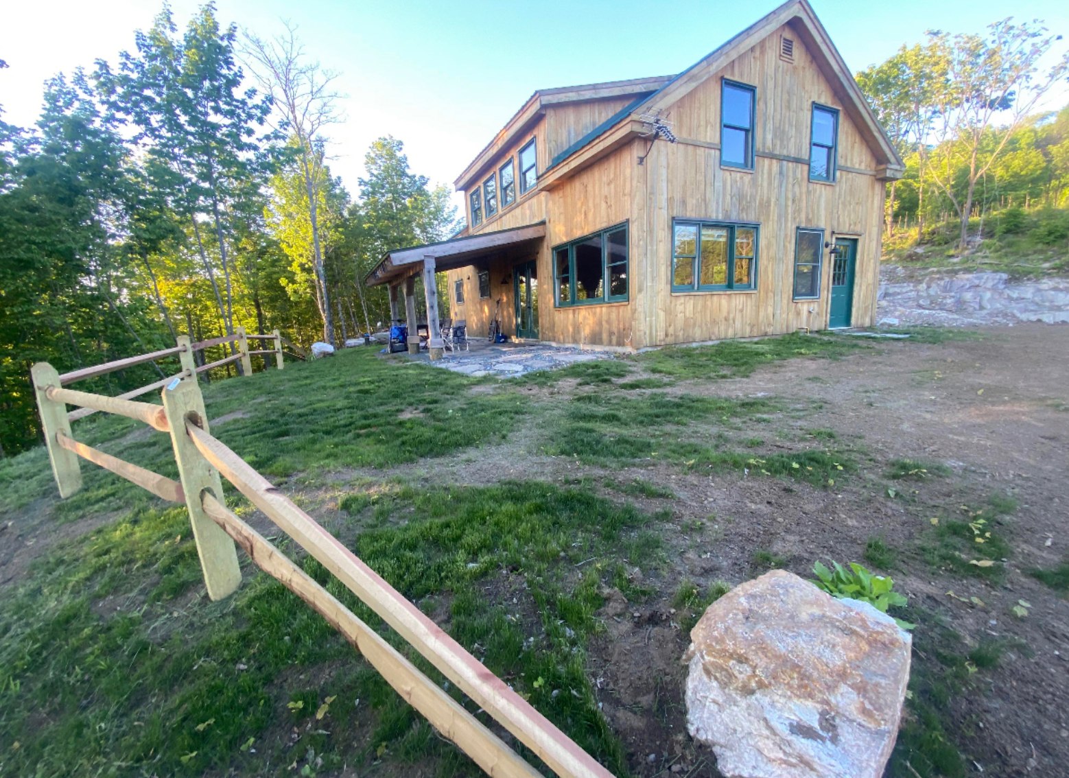 Post & Beam Cabin, Vermont Folliage