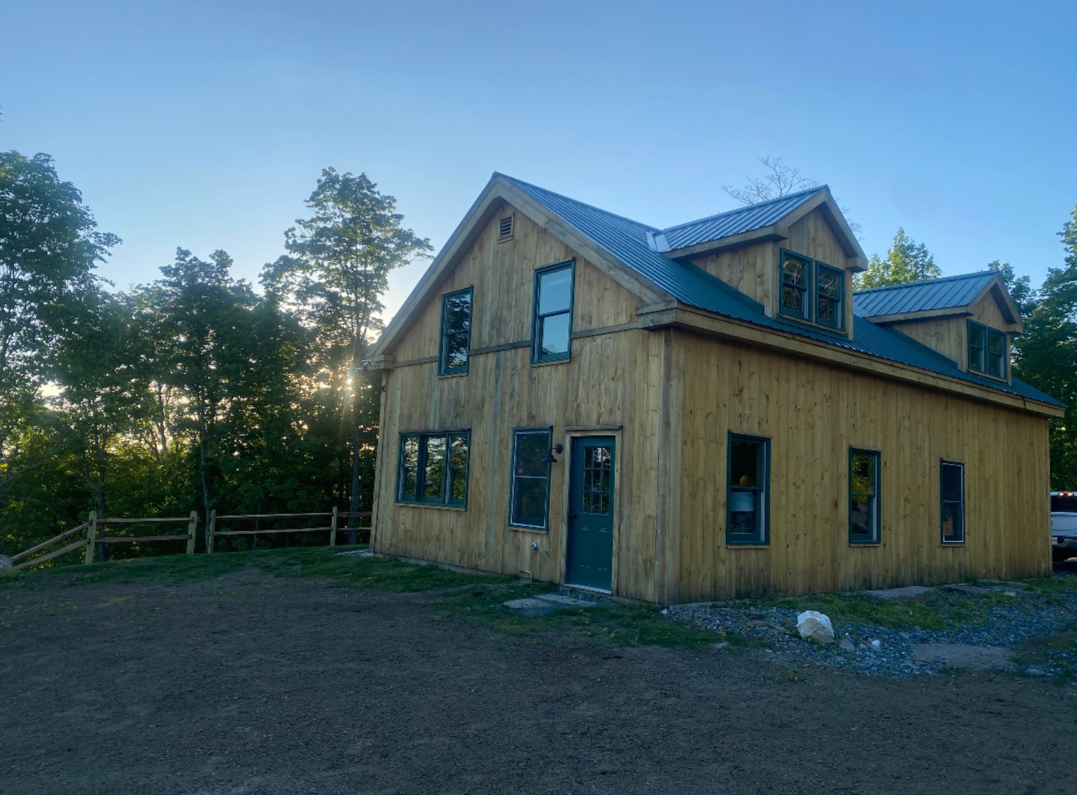 Post & Beam Cabin, Vermont Folliage