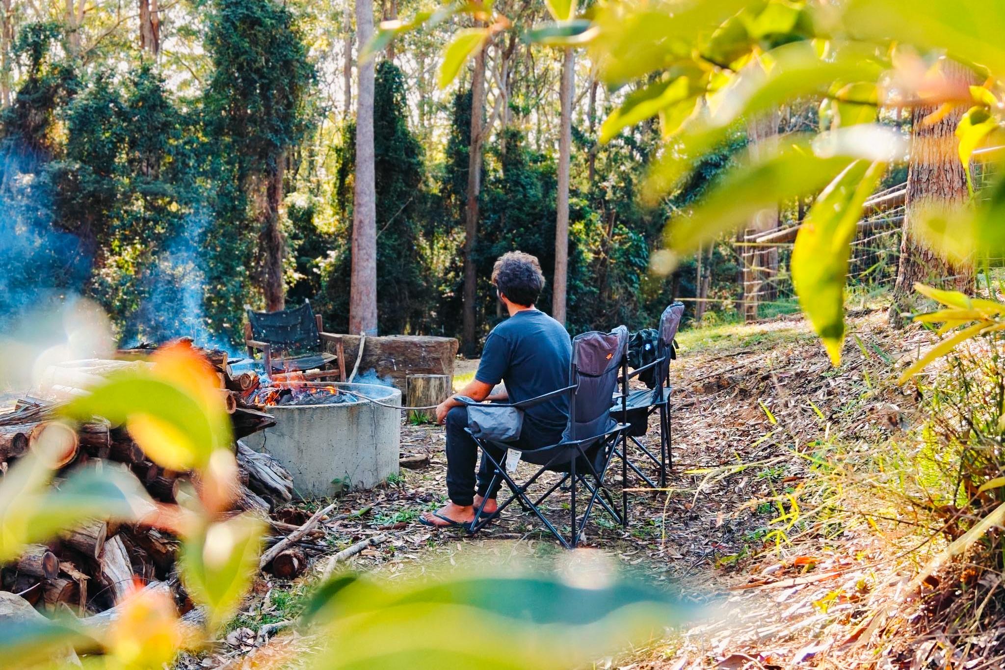 Chilling by the fire is our favorite thing to do.