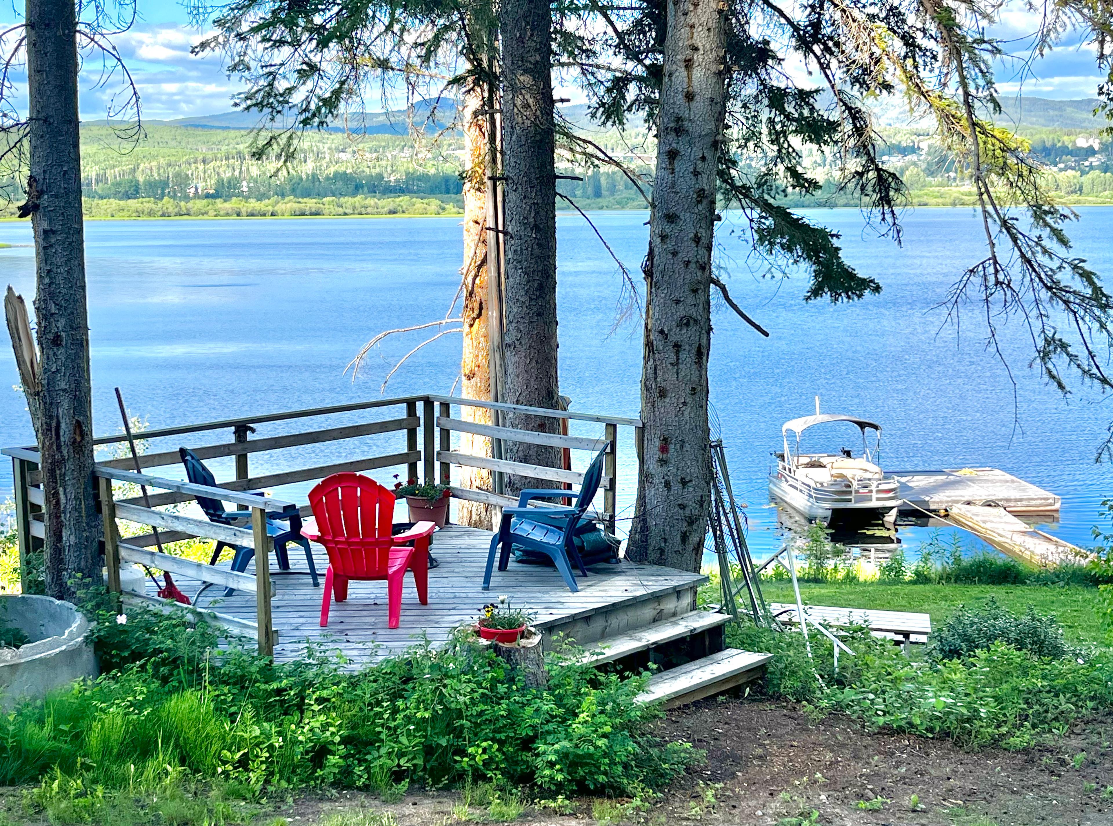 Sky Fire Deck, (propane fire viewing platform).