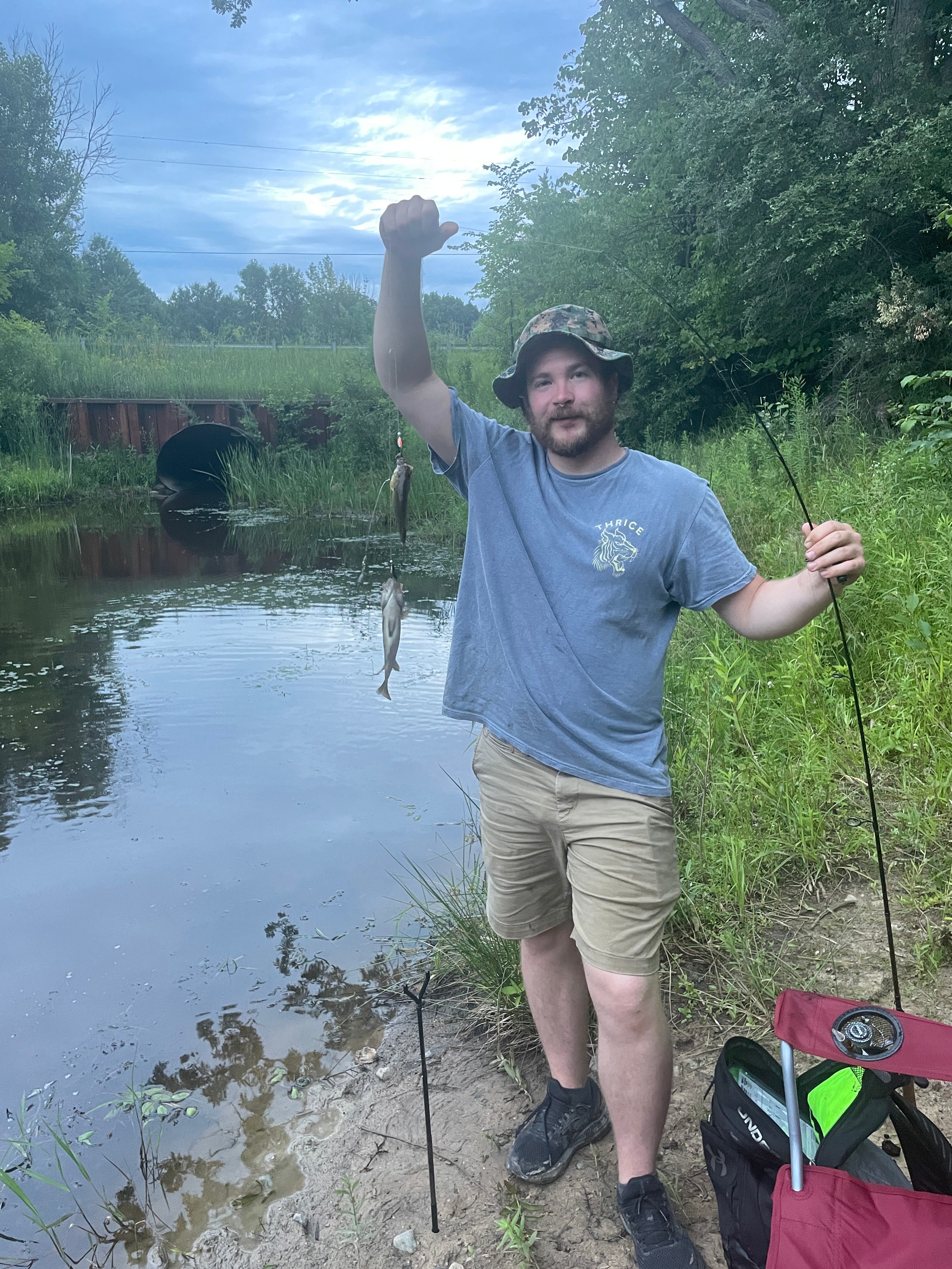 Creek by Sheila’s garden 