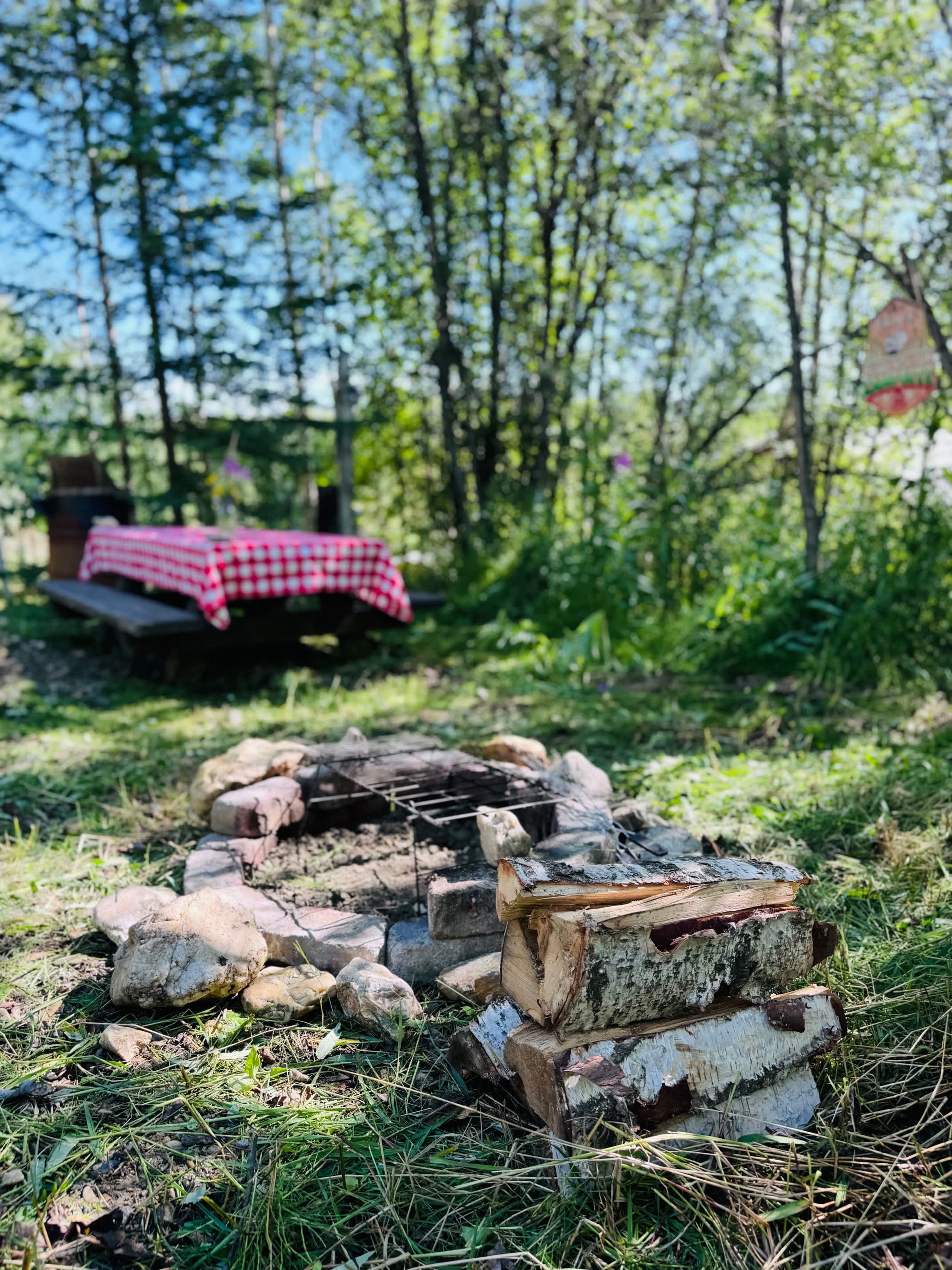 Cute Country Camp Site on Farm