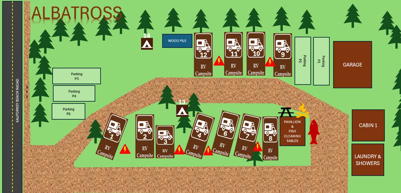 Albatross Campground RESERVATIONS
